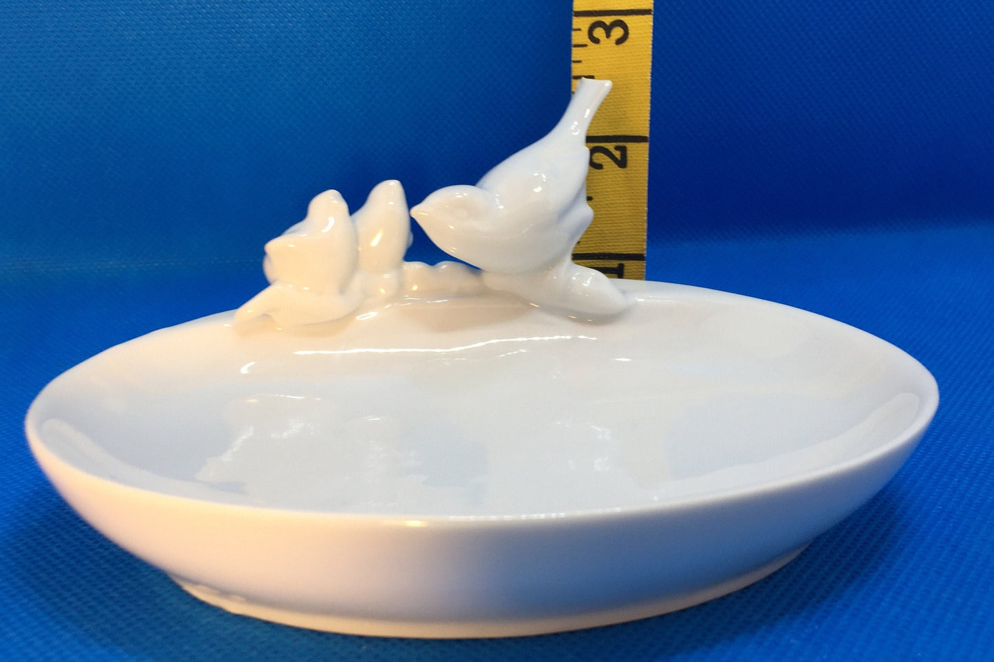 Gerold Porzellan Mother Bird and Chicks Trinket Dish Made in Western Germany