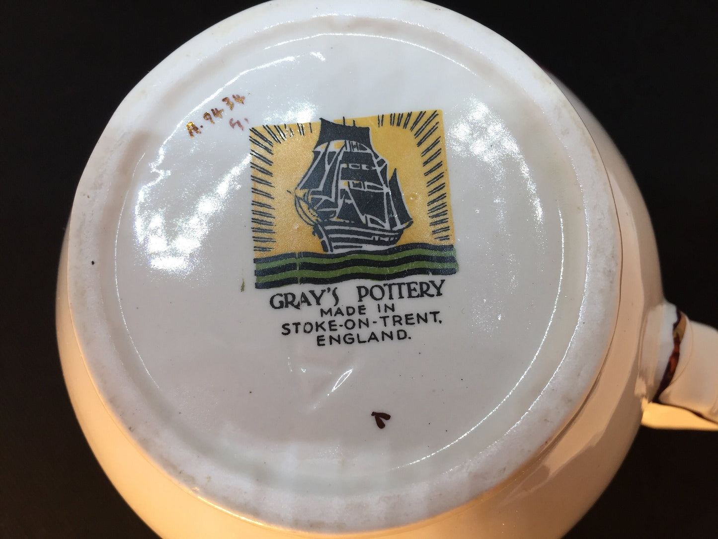 Gray's Pottery Pitcher