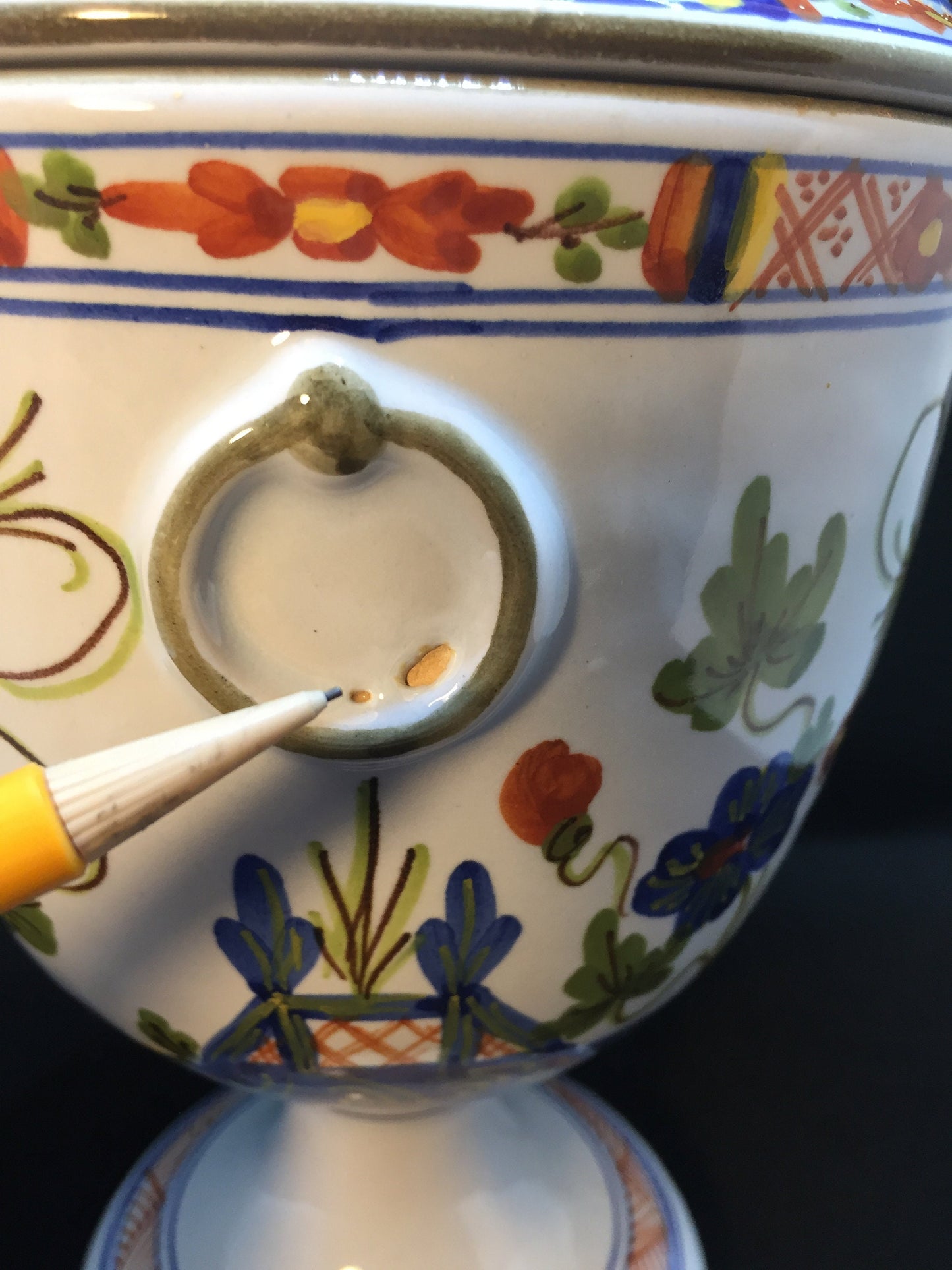 Made in Italy Covered Vase/Urn/Large Apothecary Jar