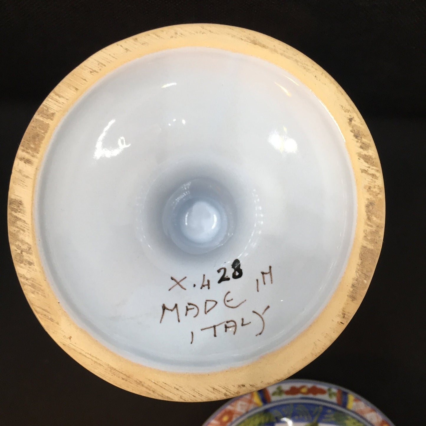 Made in Italy Covered Vase/Urn/Large Apothecary Jar