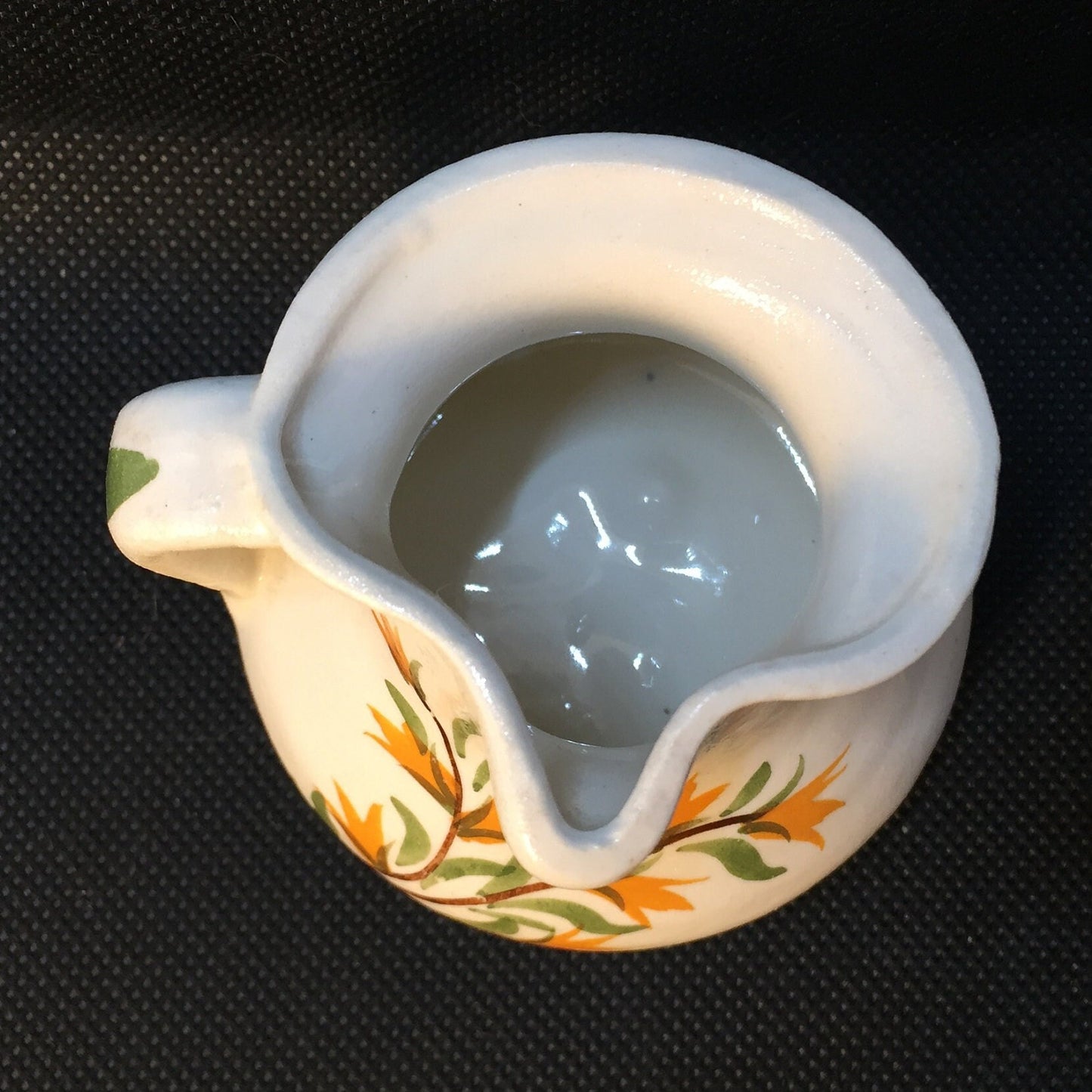 Miniature Side Spout Pottery Pitcher by Cash Family