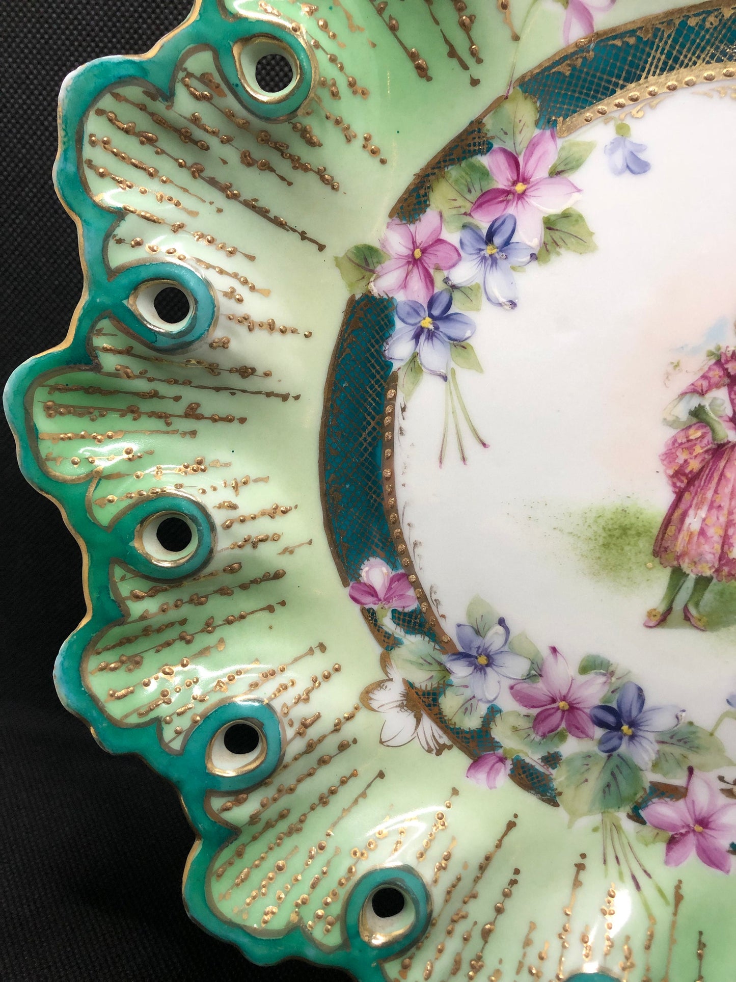 Stunning Hand painted Antique Plate