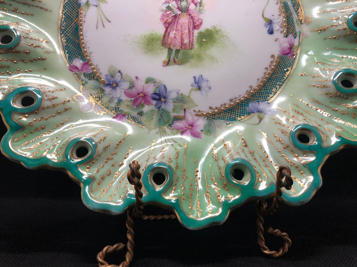 Stunning Hand painted Antique Plate