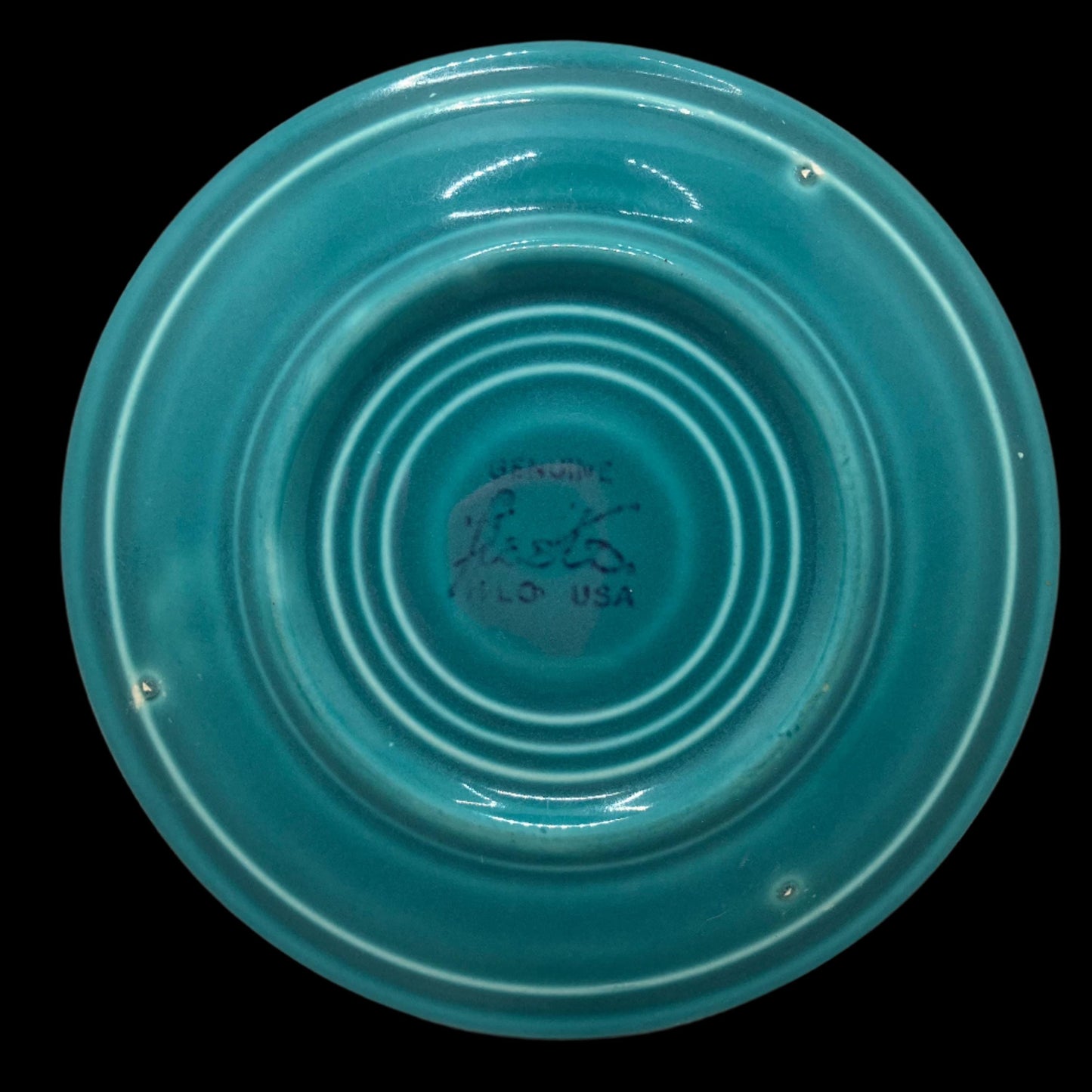 Vintage Turquoise Fiestaware Trio
