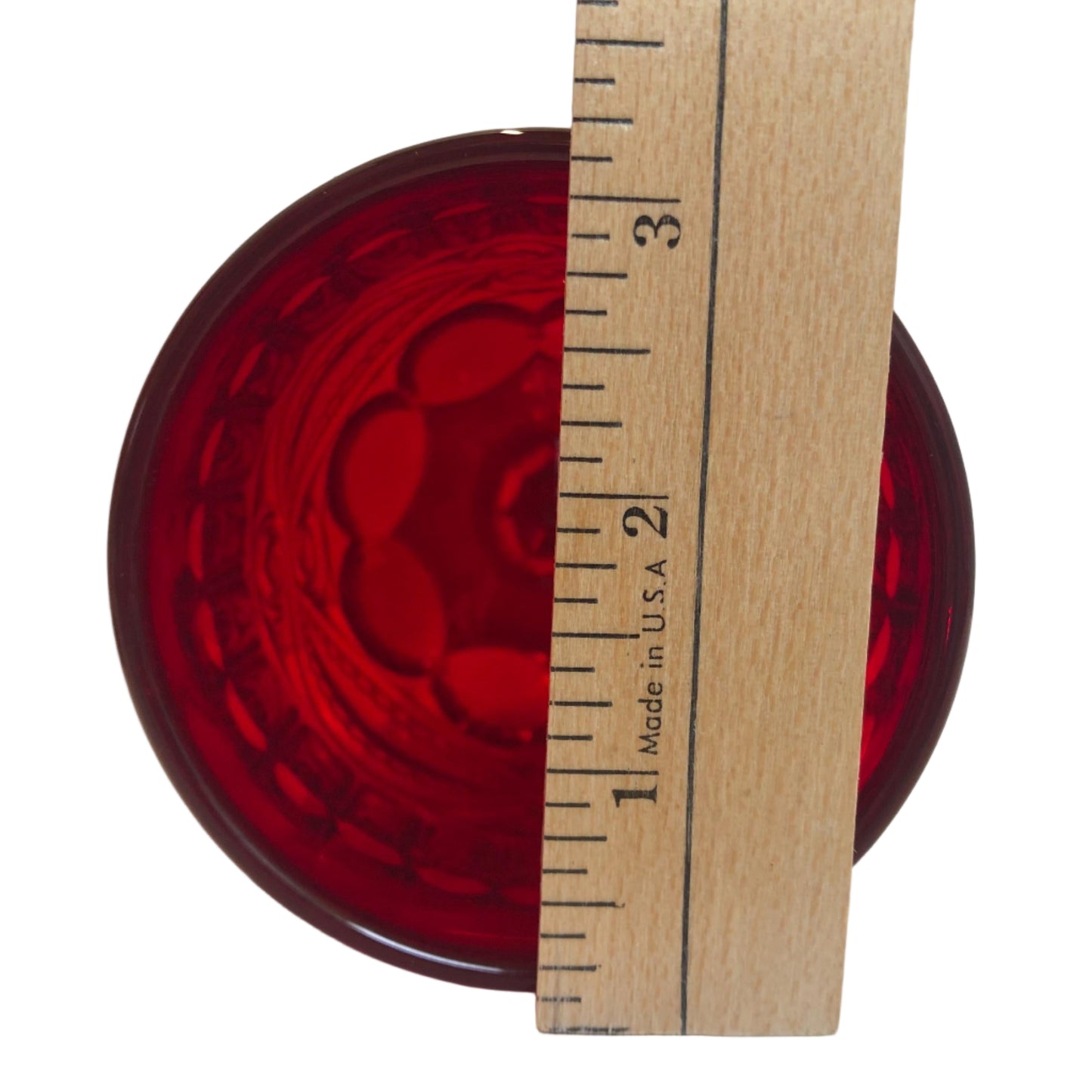 Vintage Eyewinker Ruby Water Glass Pair