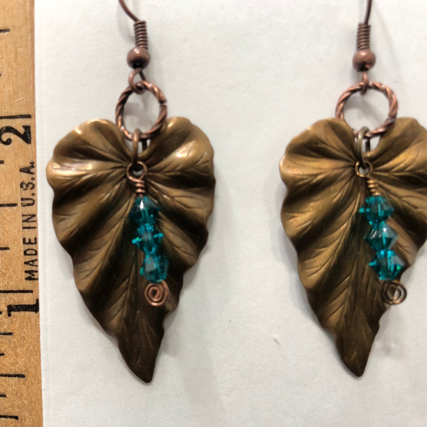 surgical steel earrings with metal dangles measurement