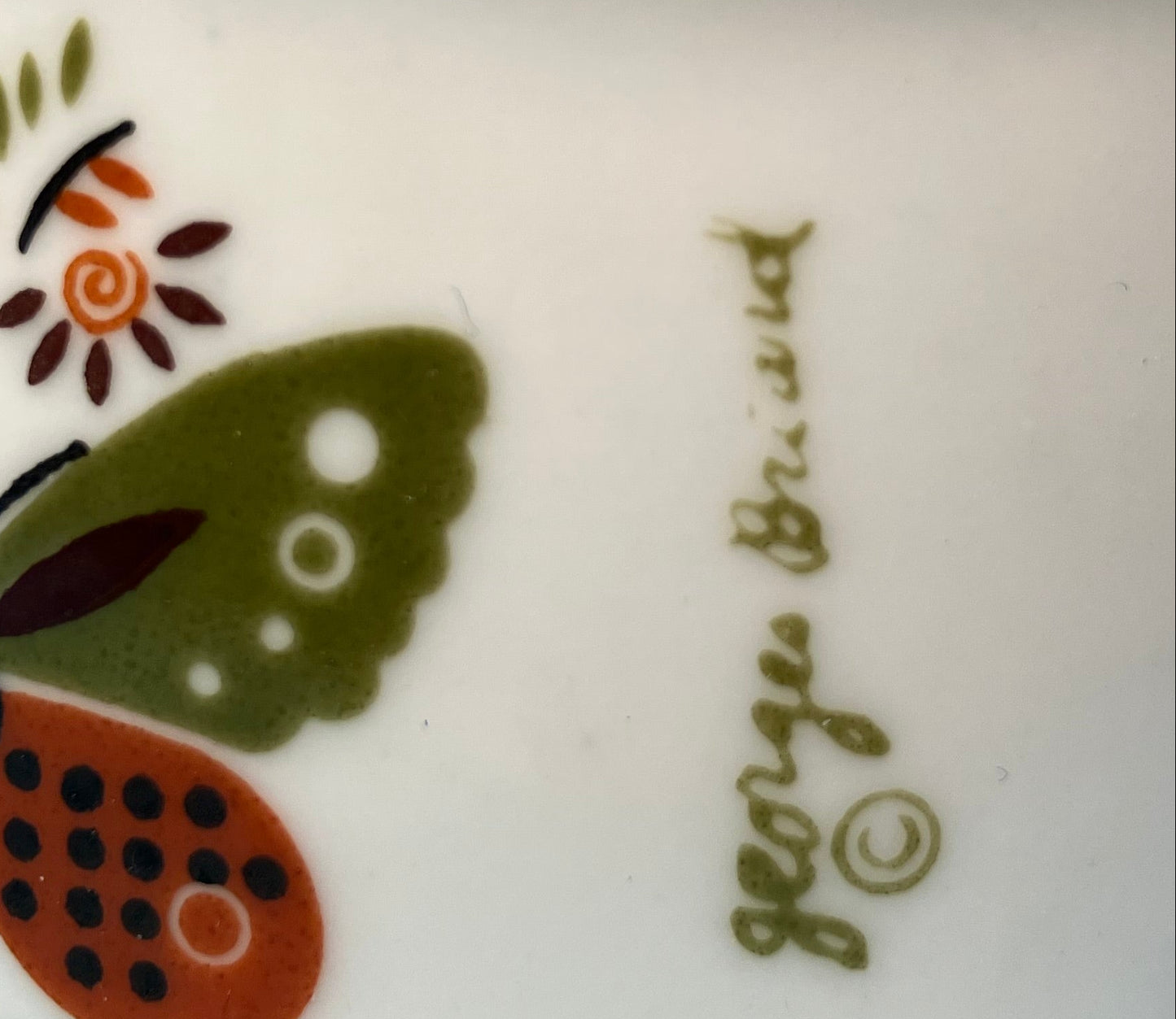 Vintage George Briard Butterfly Sugar Bowl – Mid Century Modern