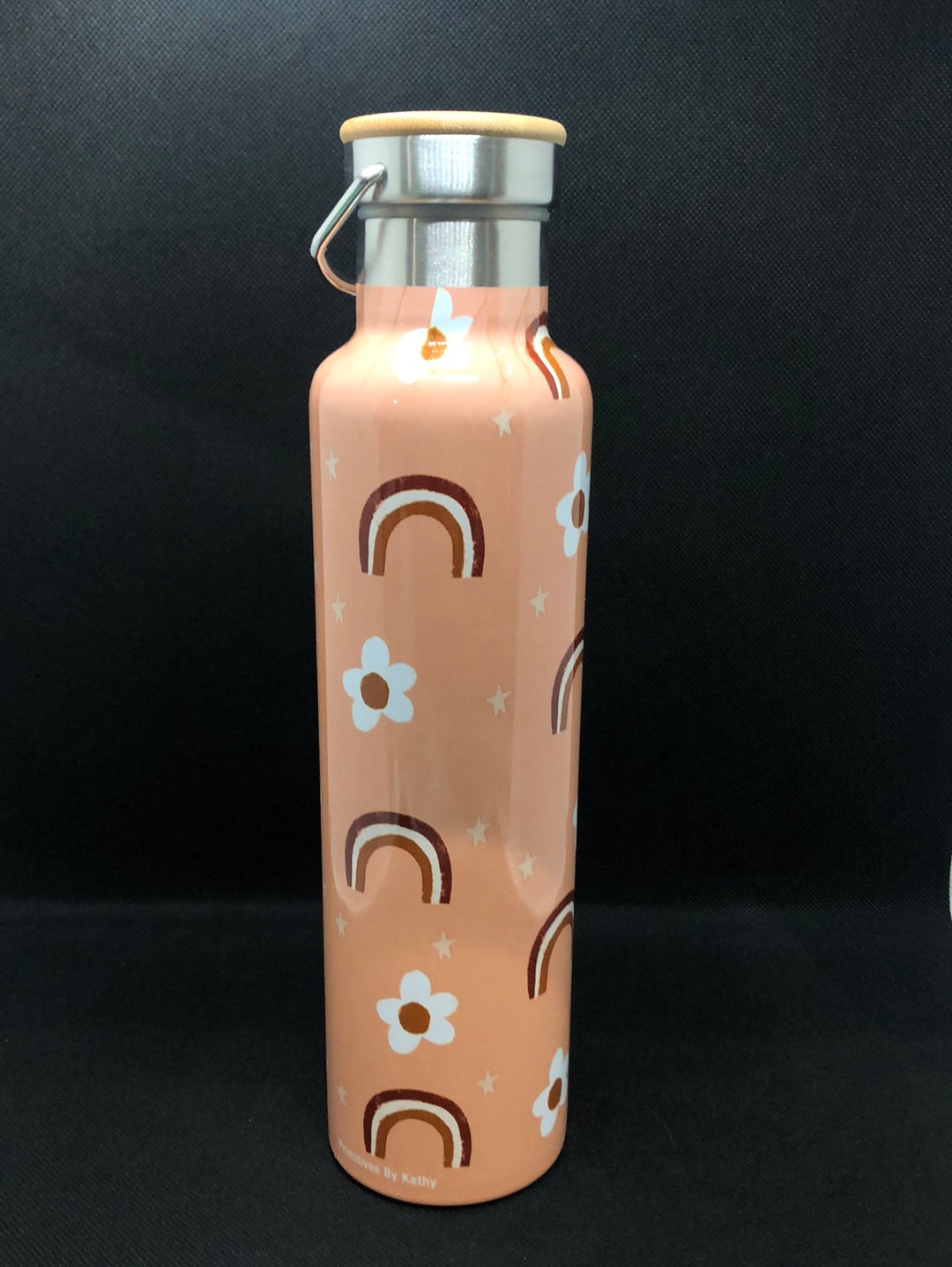 Water Bottle by Primitives by Kathy w/ Rainbows