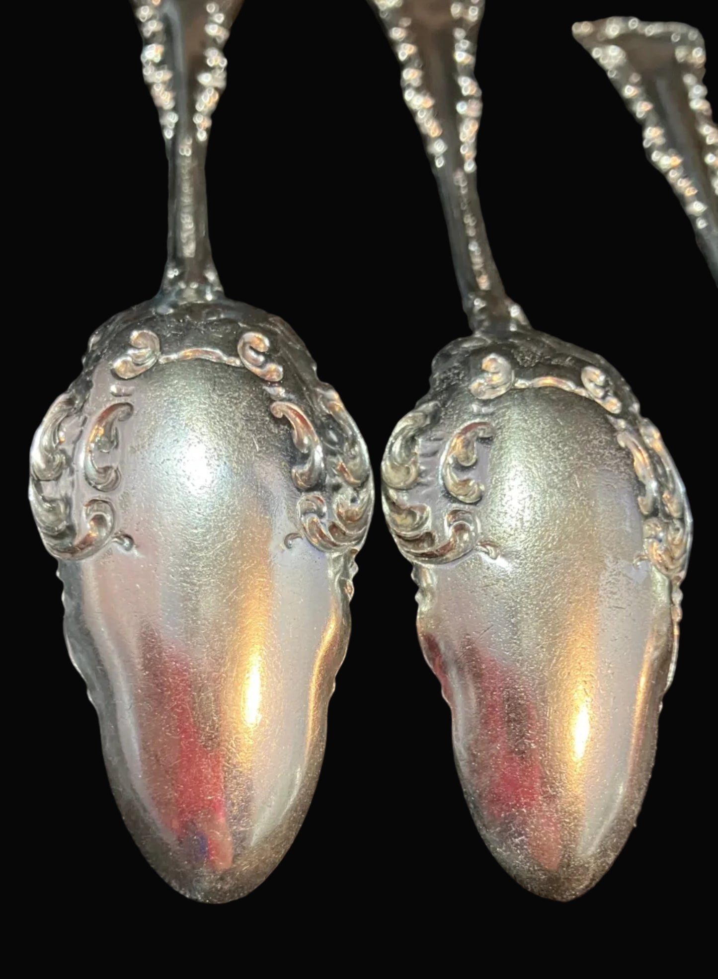 Antique Rogers XII Citrus Spoons – Set of 5 – Plymouth Pattern