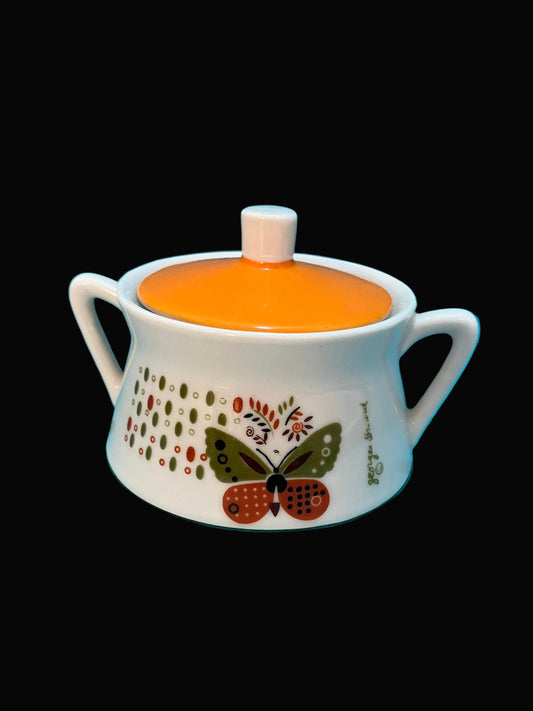 Vintage George Briard Butterfly Sugar Bowl – Mid Century Modern