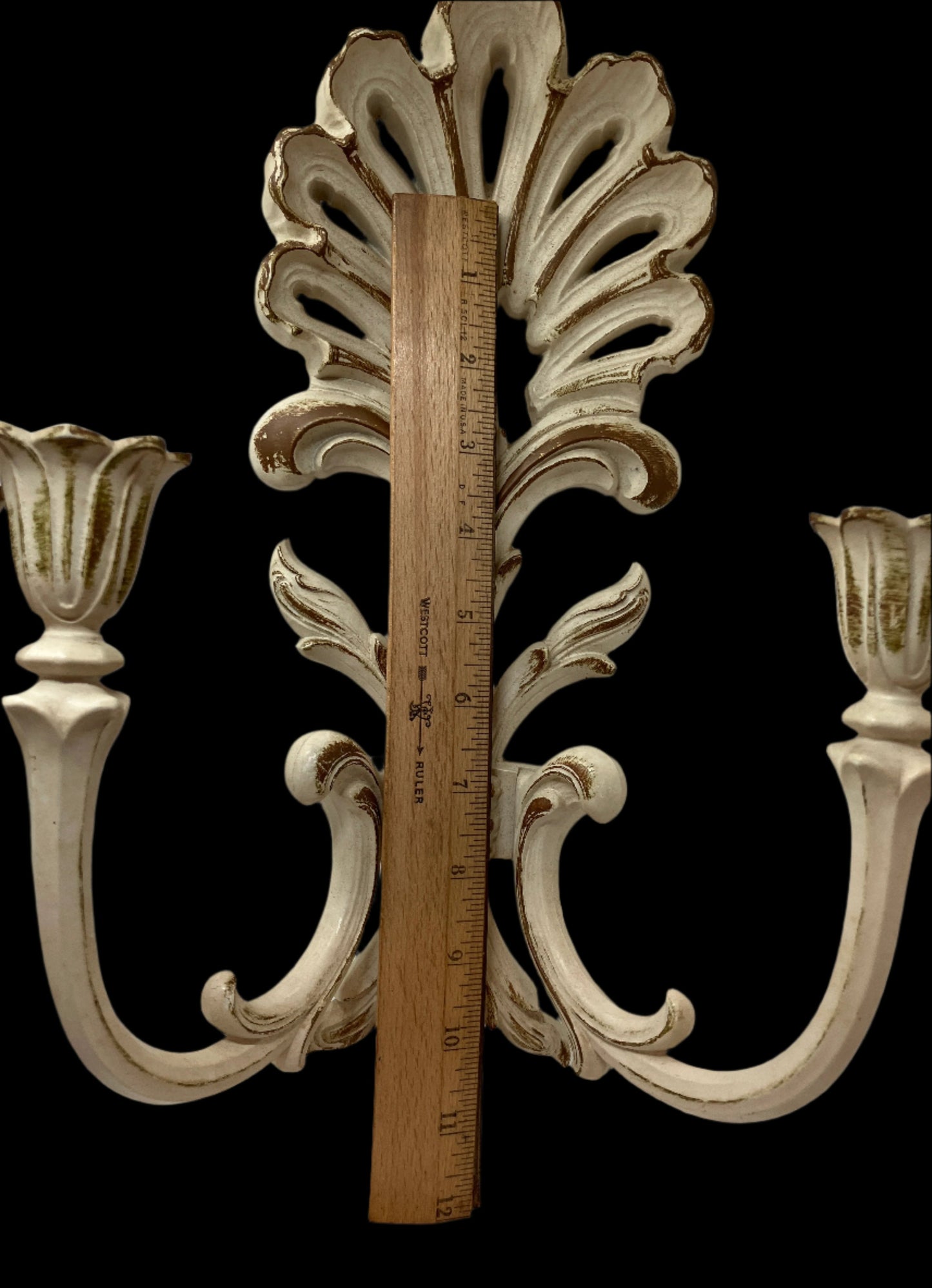 Vintage Syraco 4630 Wall Sconce Pair – MCM French Provincial Baroque Style