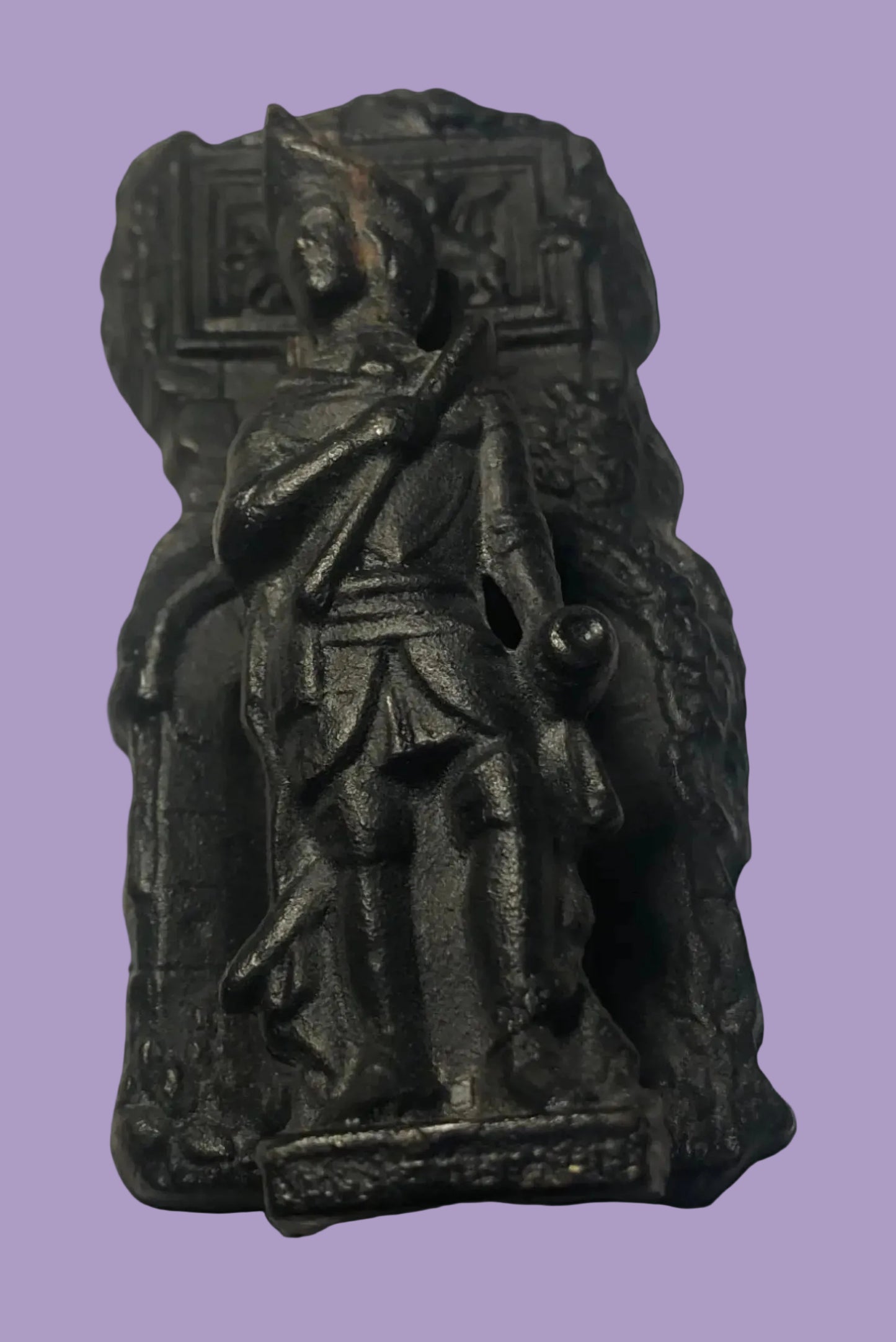 Vintage Cast Iron Minute Man Door Knocker