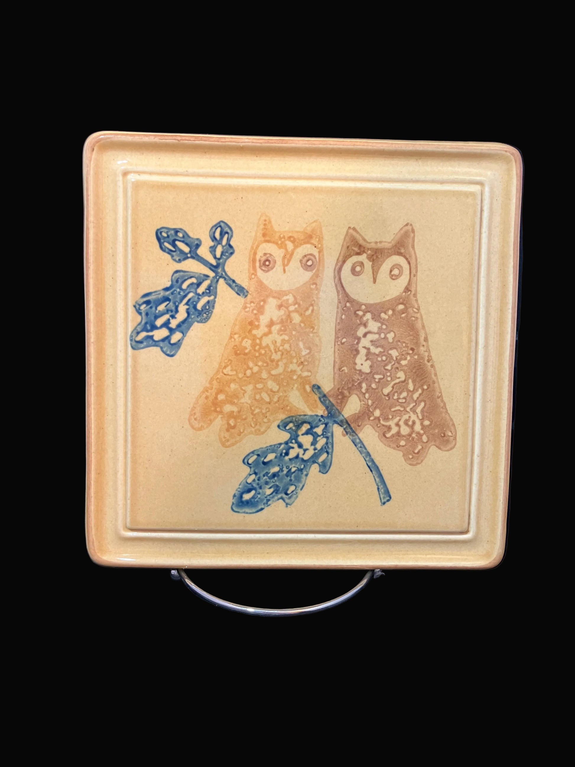 Vintage owl trivet by Pfaltzgraff is part of the American Museum Folk Art Collection