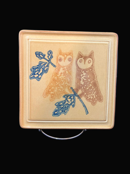 Vintage owl trivet by Pfaltzgraff is part of the American Museum Folk Art Collection