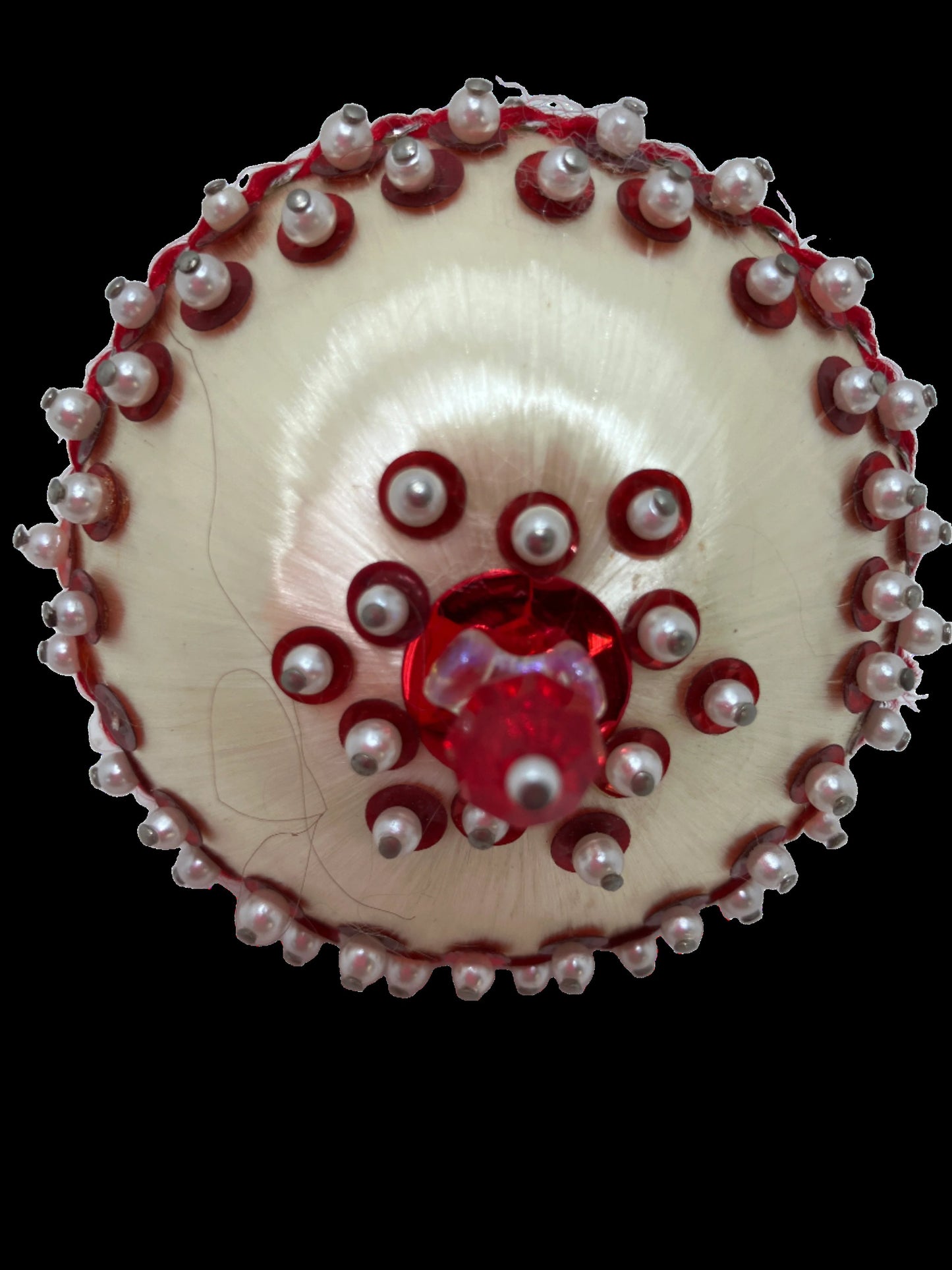 Vintage Christmas Ornament - Mid-Century Modern Girl Bulb