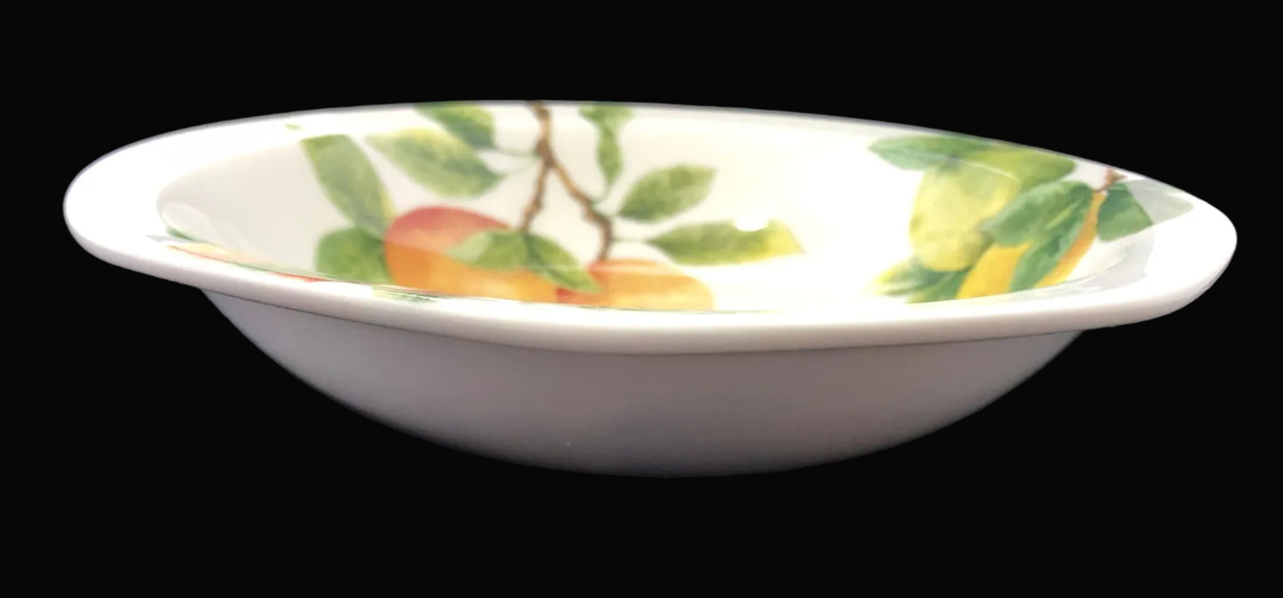 Vintage Royal Doulton Citrus Grove Bowl, Fruit Pattern Fine China, Made in England 1994