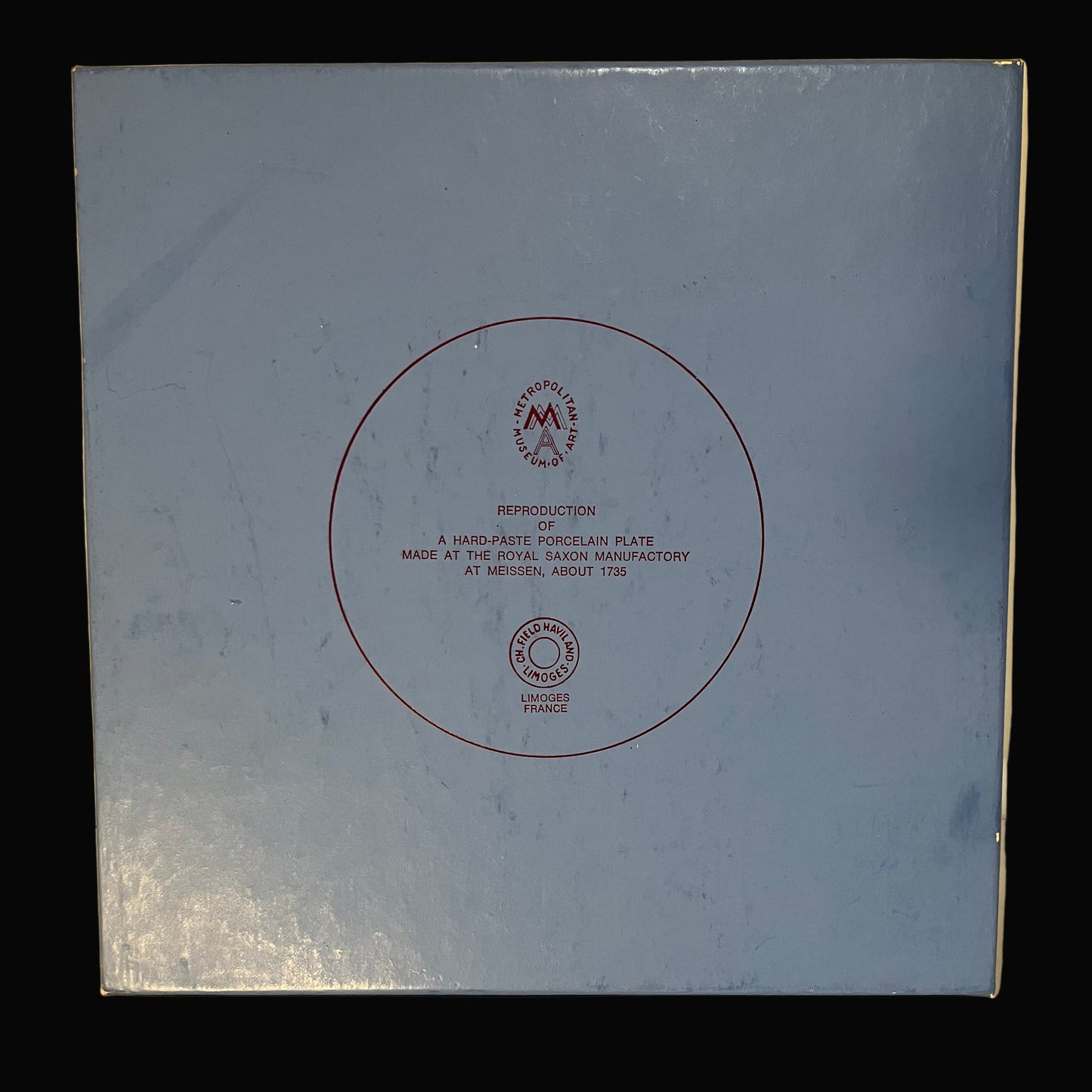 C.H. Field Haviland Limoges MMA Commemorative Plate