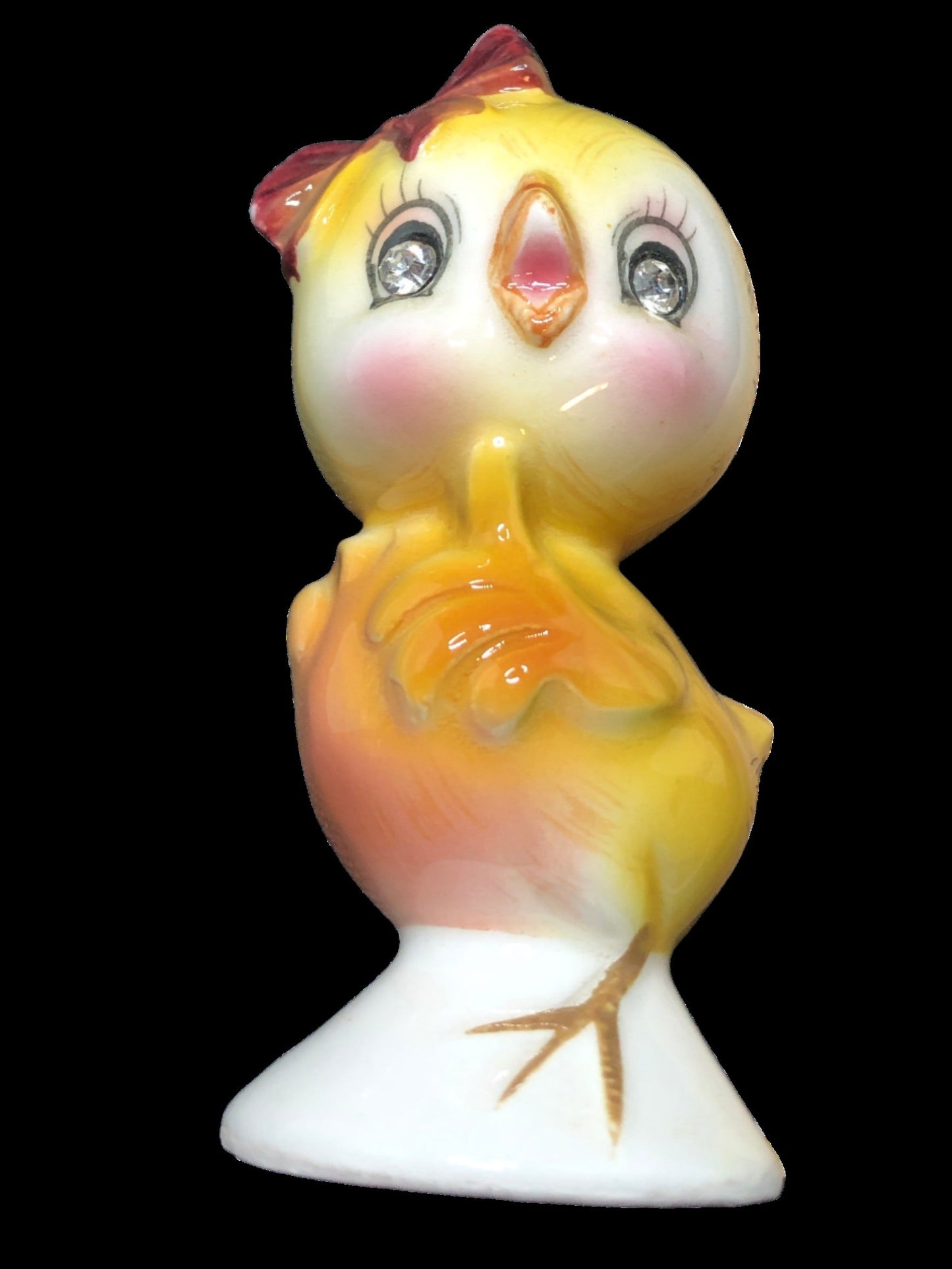 Vintage Salt & Pepper Shakers Mid-Century Modern Chicks