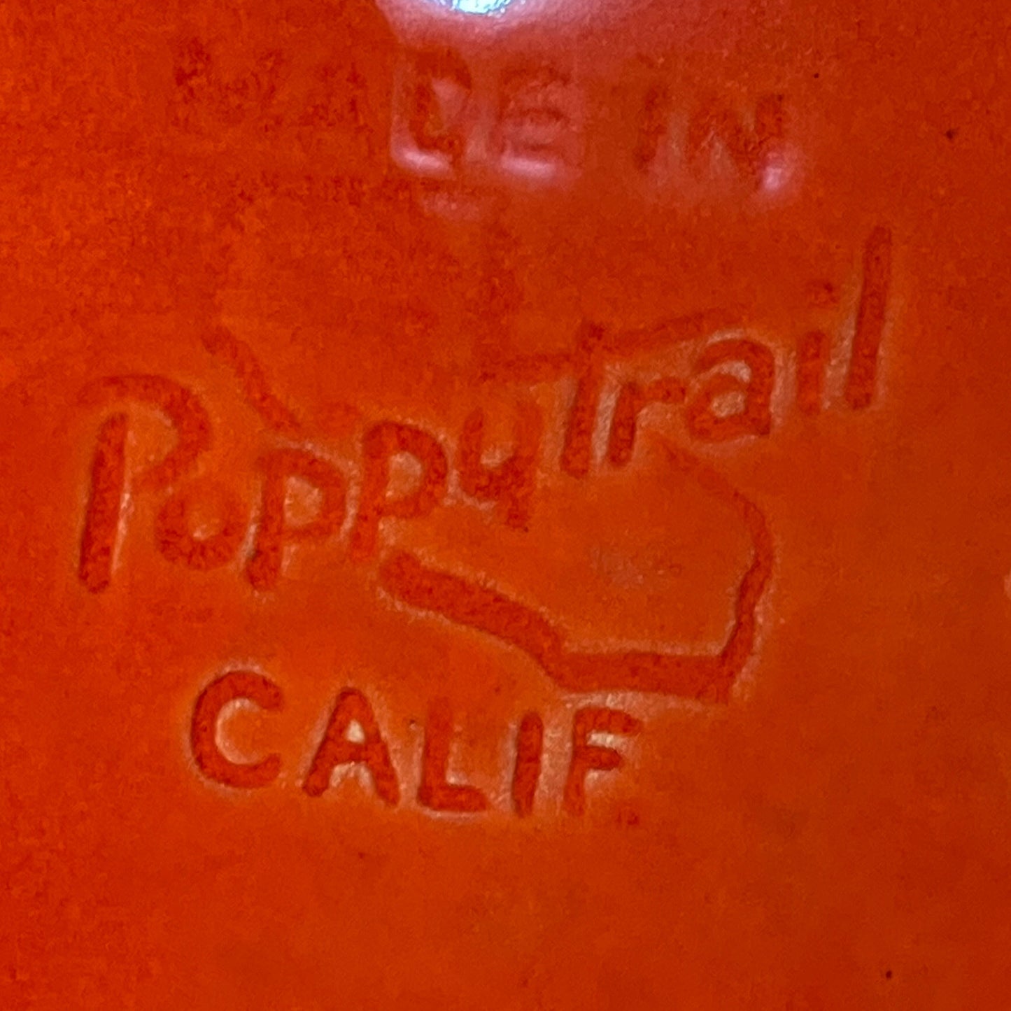 Metlox Poppytrail Made in California back stamp