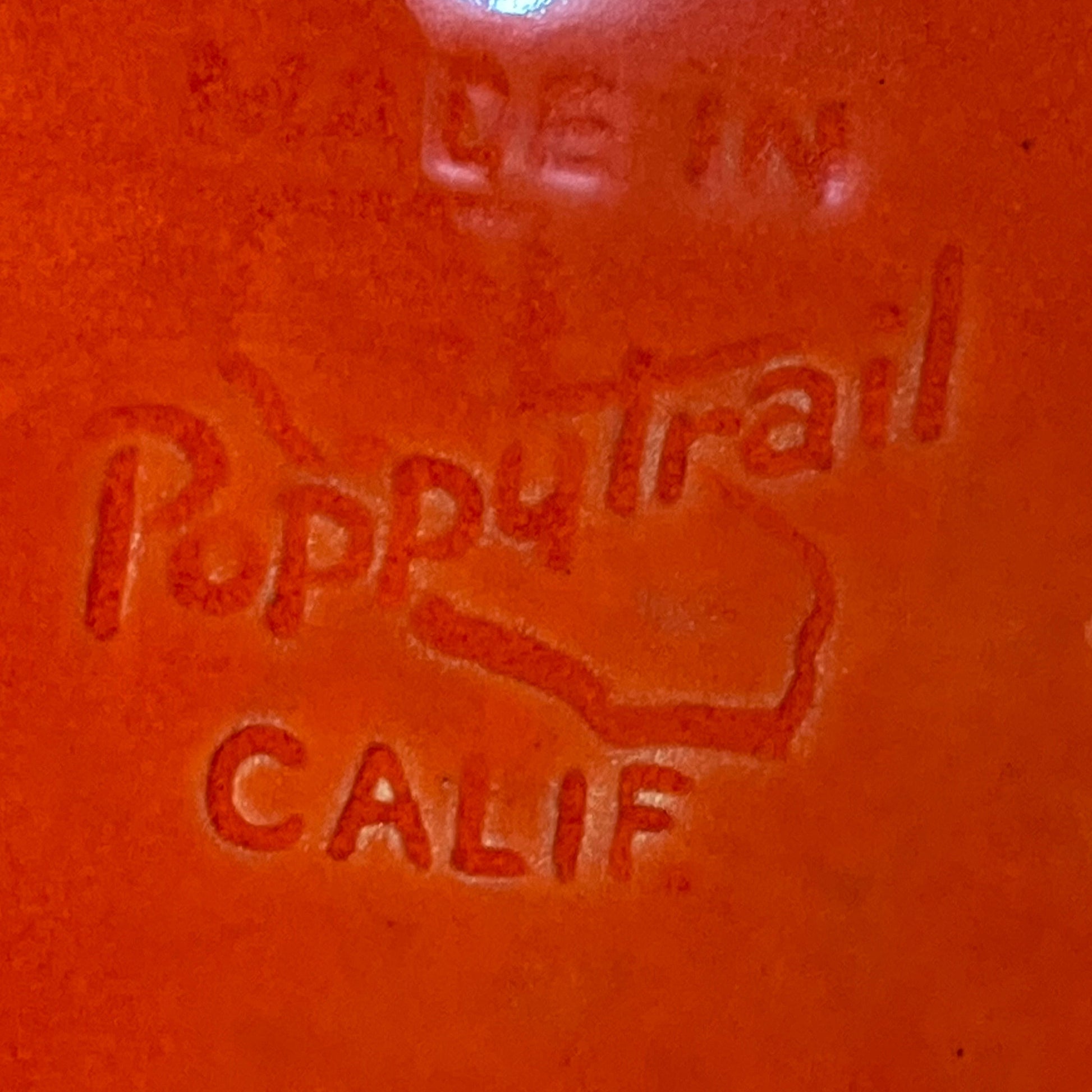 Metlox Poppytrail Made in California back stamp