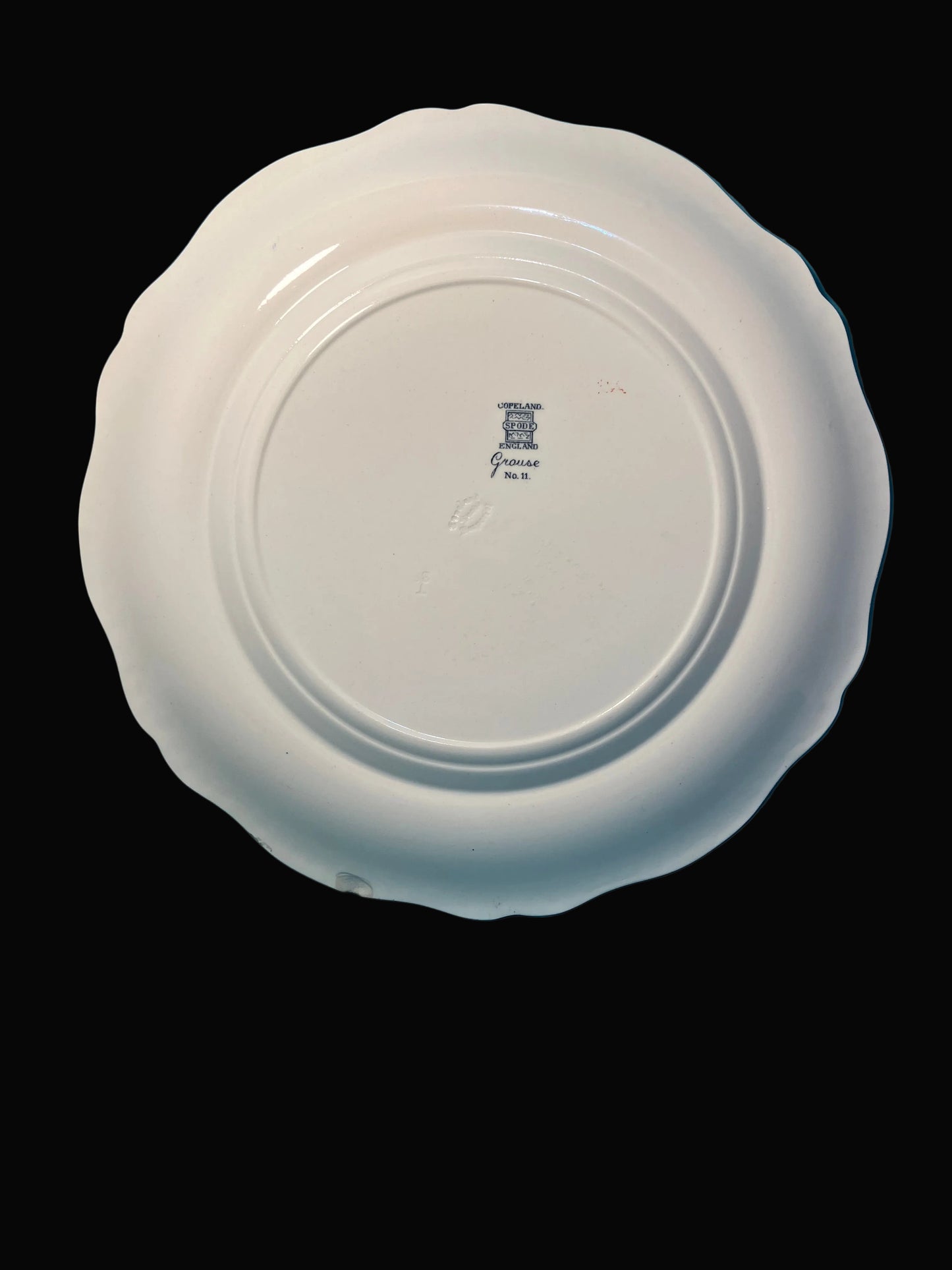 Vintage Spode Gamebird “Grouse” Dinner Plate – Upland Series with chip on back