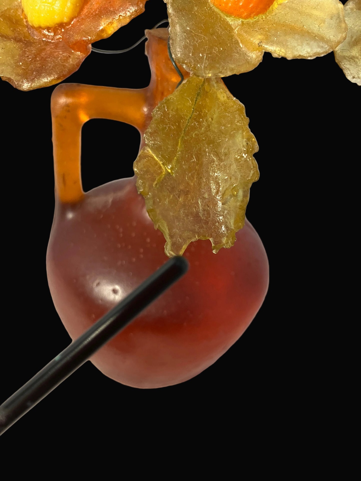 Retro Lucite Flower Bouquet Sculpture