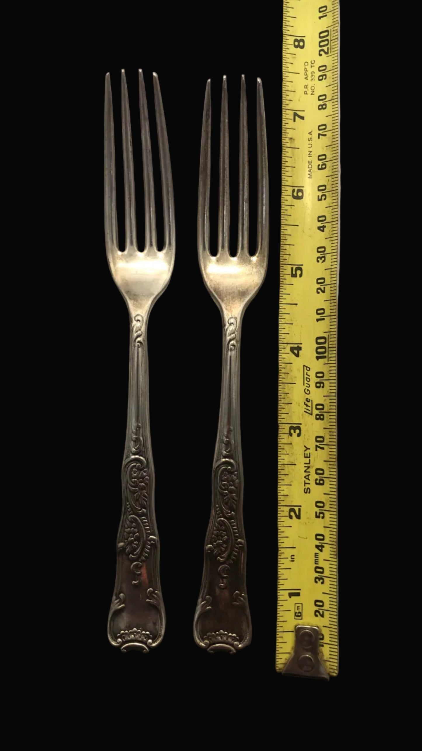 Antique Rogers Smith & Co A1 Pair of Dinner Forks