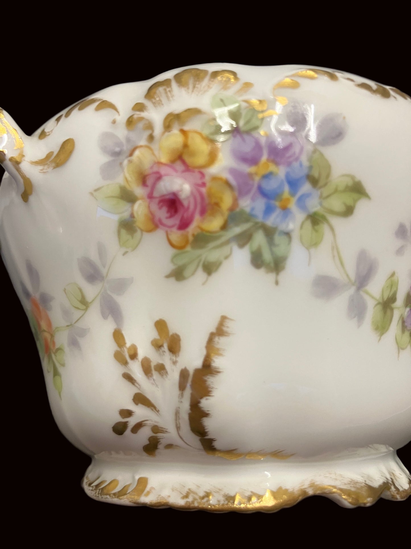 Antique Limoges Sugar and Creamer Set, Charles Ahrenfeldt France