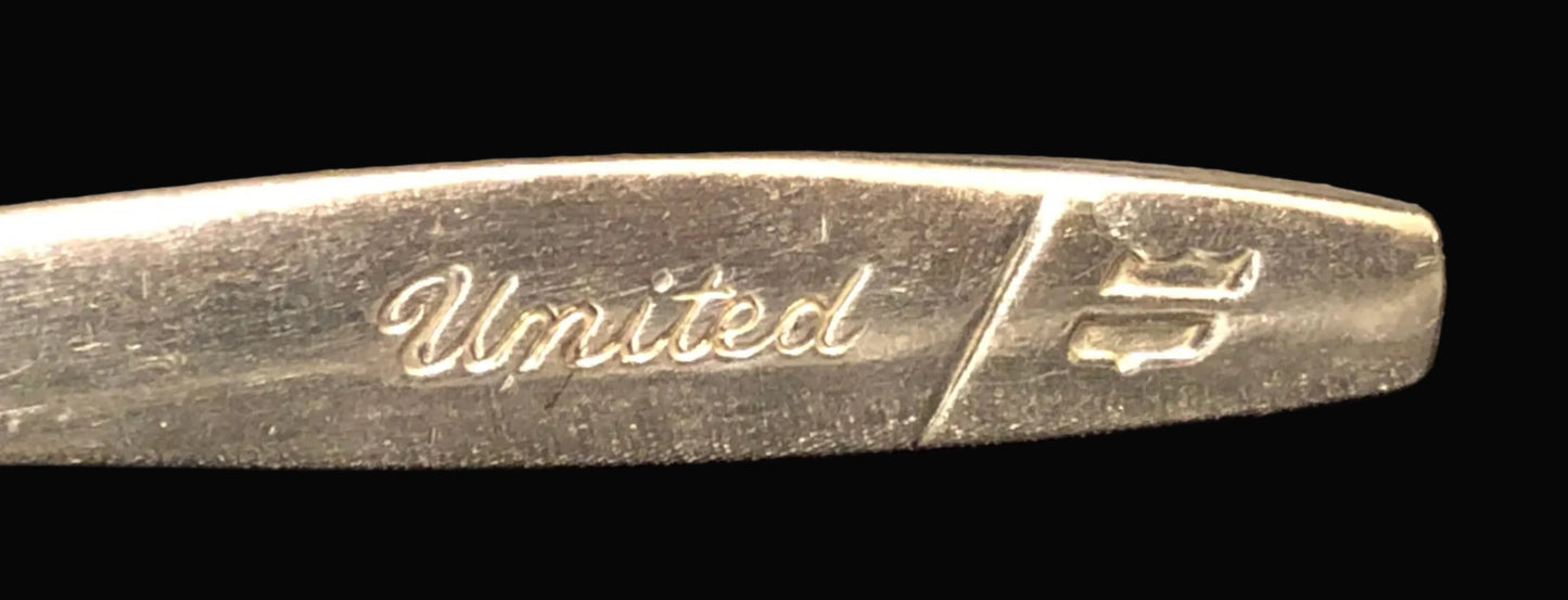 Vintage International Silver Co Spoon – United Airlines Silverplate Spoon