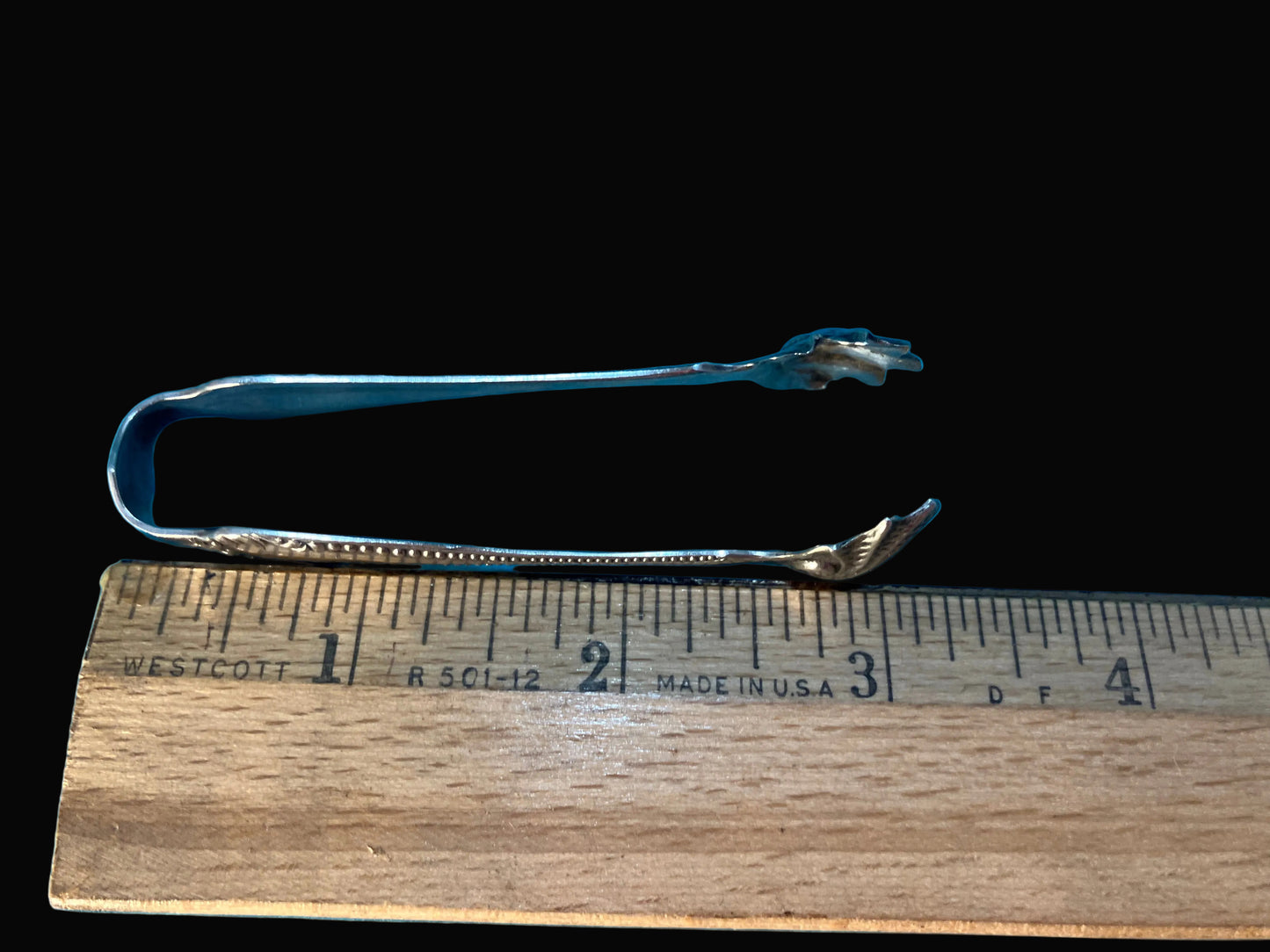 Antique E.M. Weinberg Silverplate Sugar Tongs