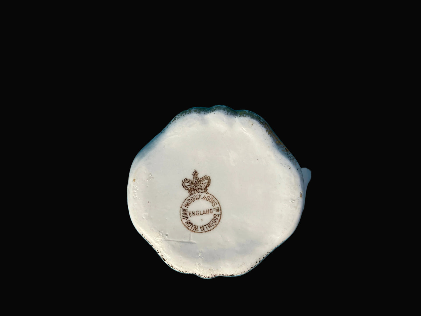 Antique English Porcelain Vase, John Haddock Royal Vitreous Toothbrush Holder