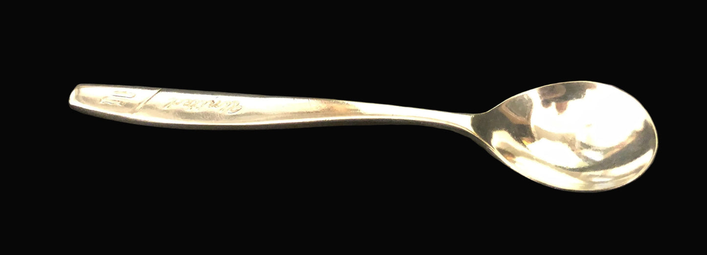 Vintage International Silver Co Spoon – United Airlines Silverplate Spoon