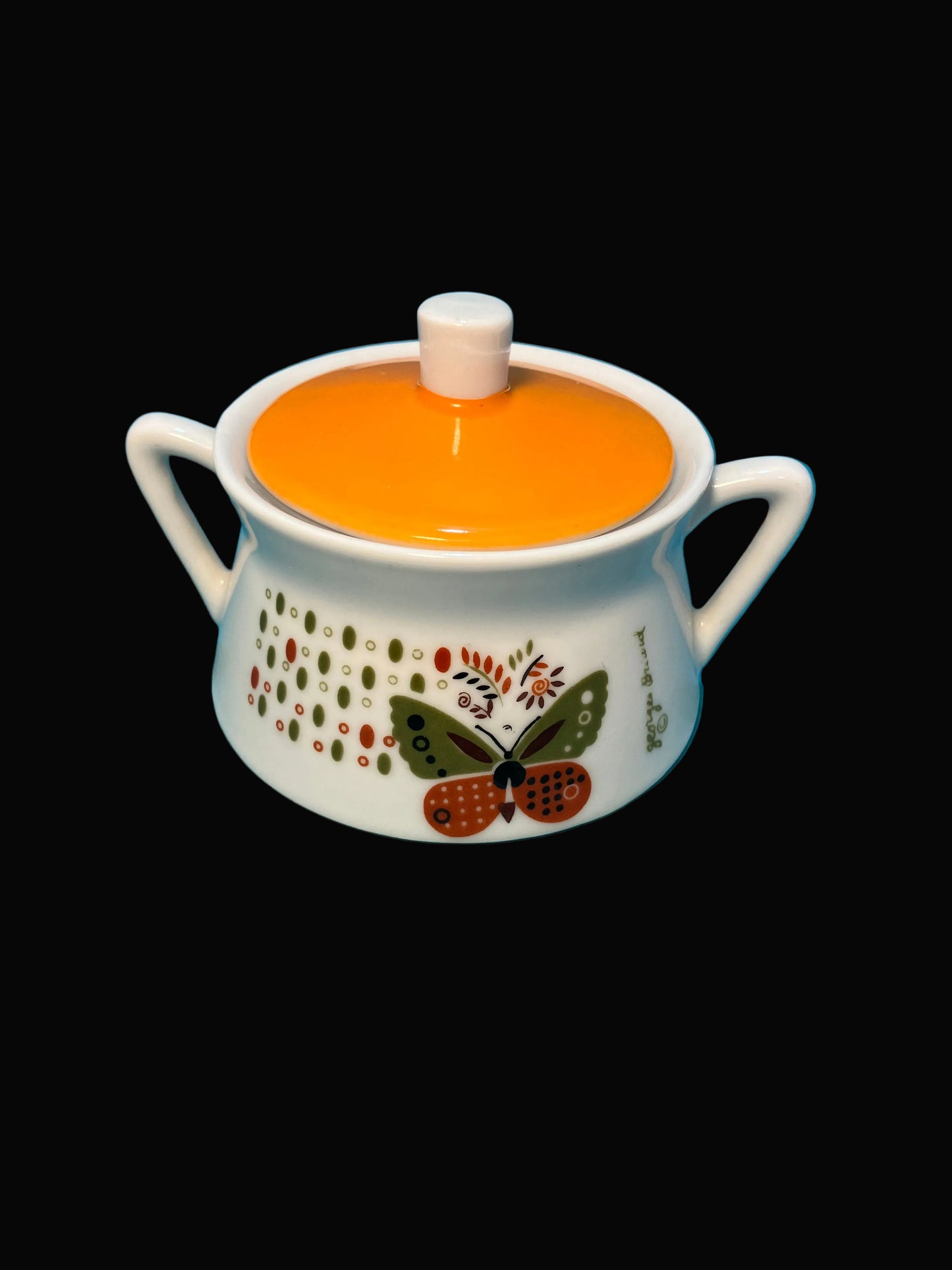 Vintage George Briard Butterfly Sugar Bowl – Mid Century Modern
