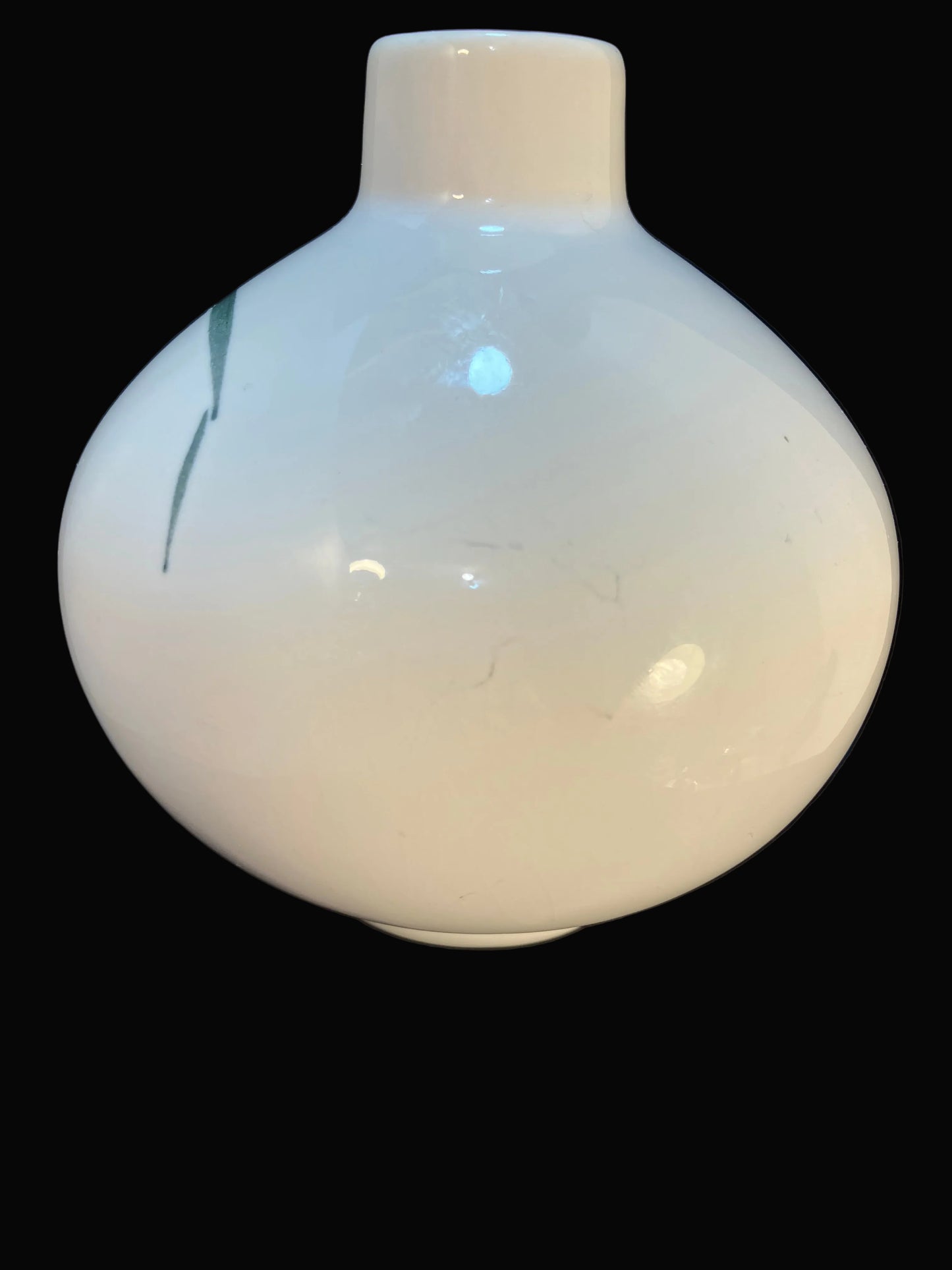 Vintage Asian Porcelain Vase – Watercolor Floral Design