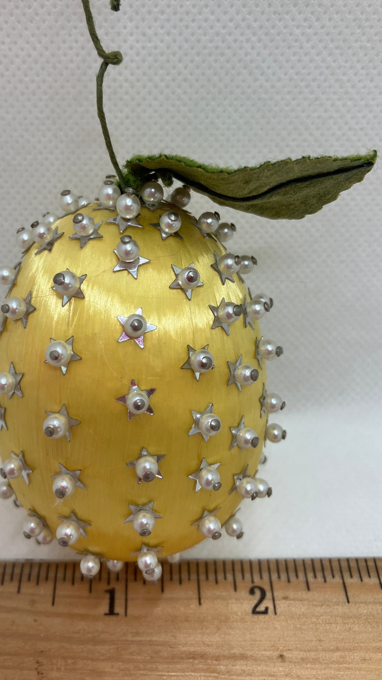 Vintage Ornament - Mid Century Modern Lemon
