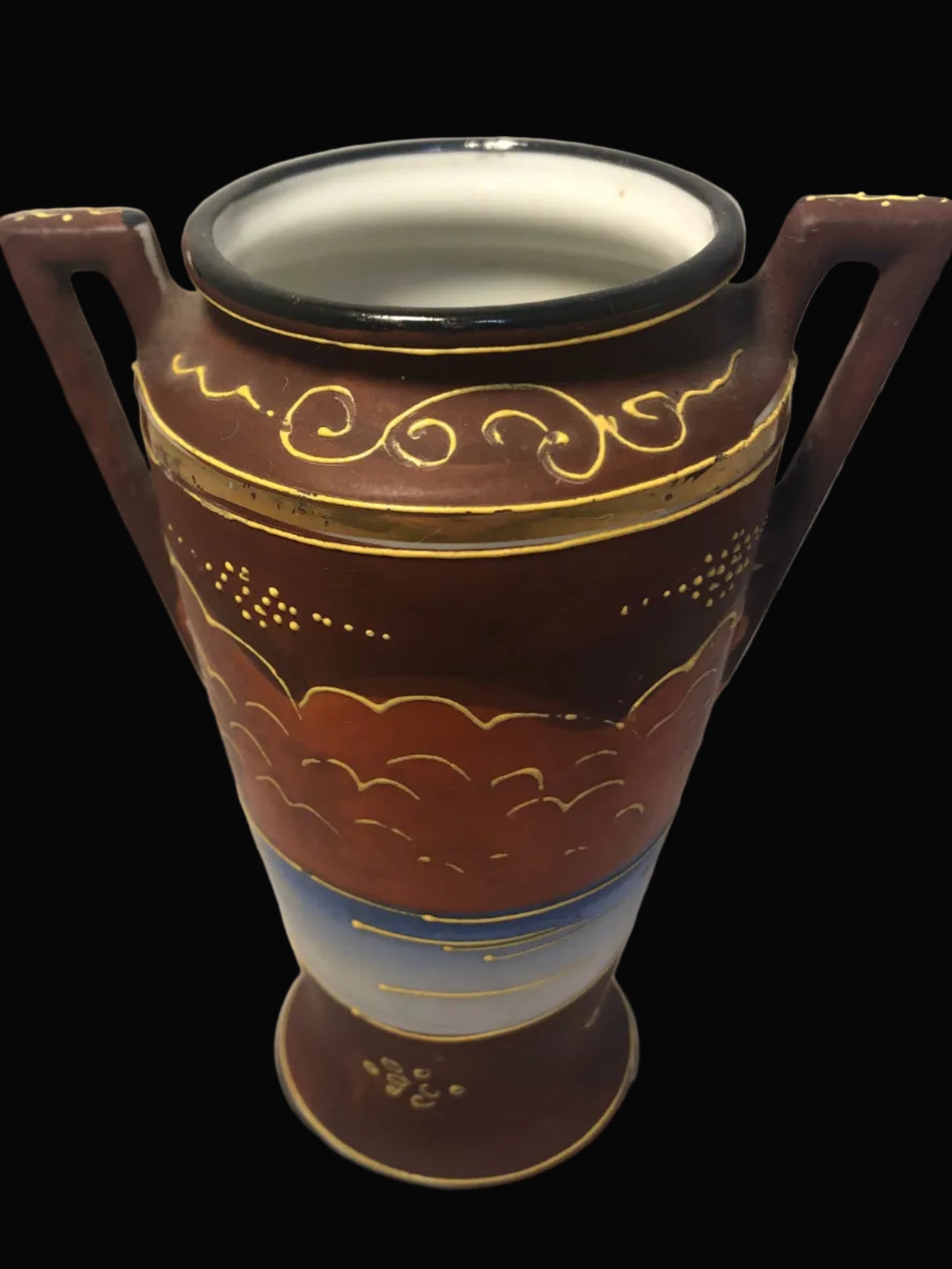 Vintage Japanese Satsuma Style Vase