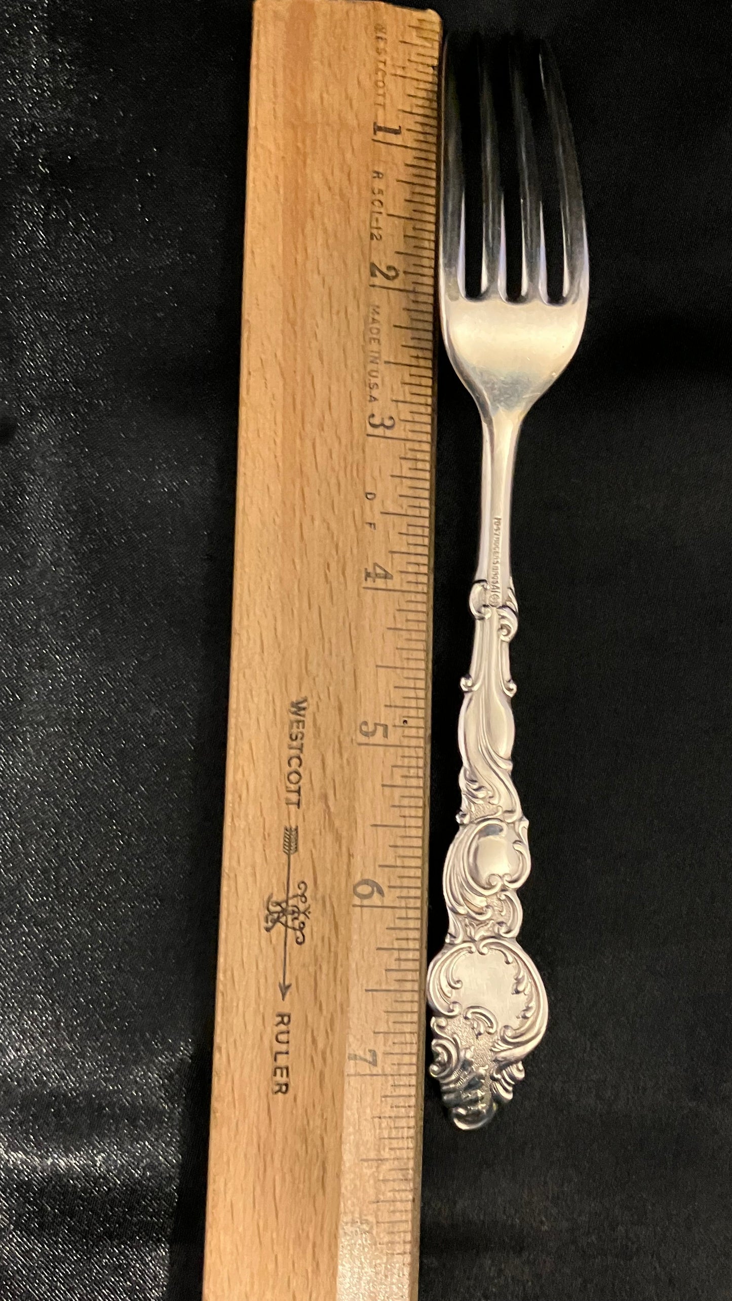 Antique 1847 Rogers A1 Columbia Fork – International Silver Silverplate – 1893 Aesthetic Victorian