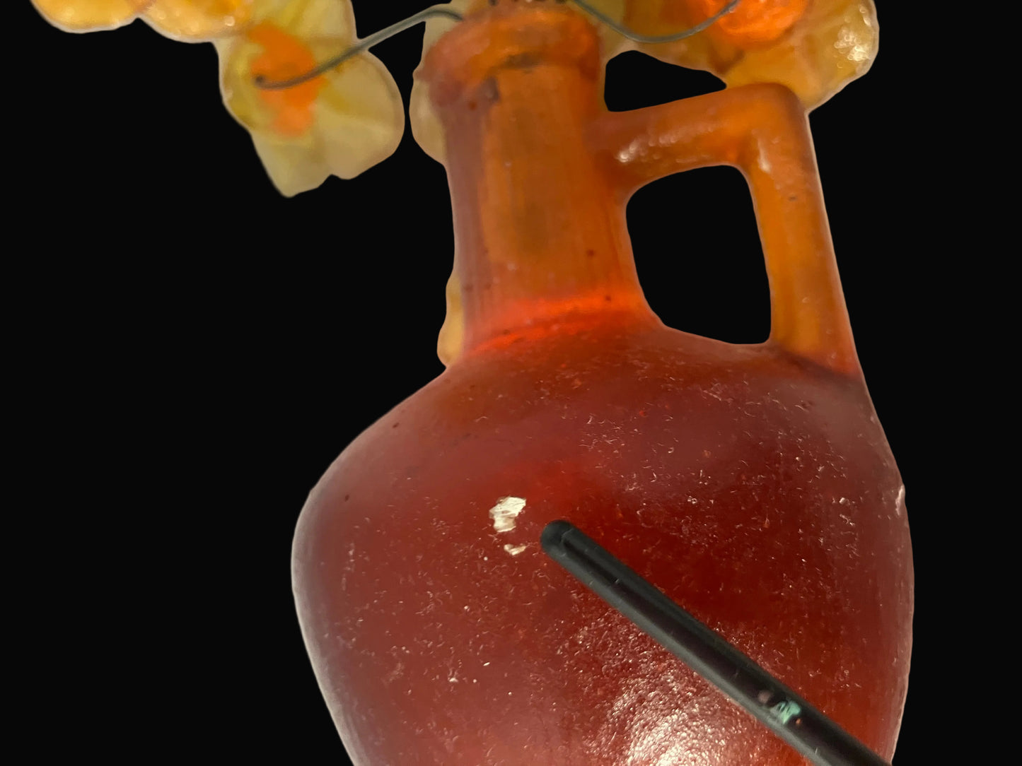 Retro Lucite Flower Bouquet Sculpture