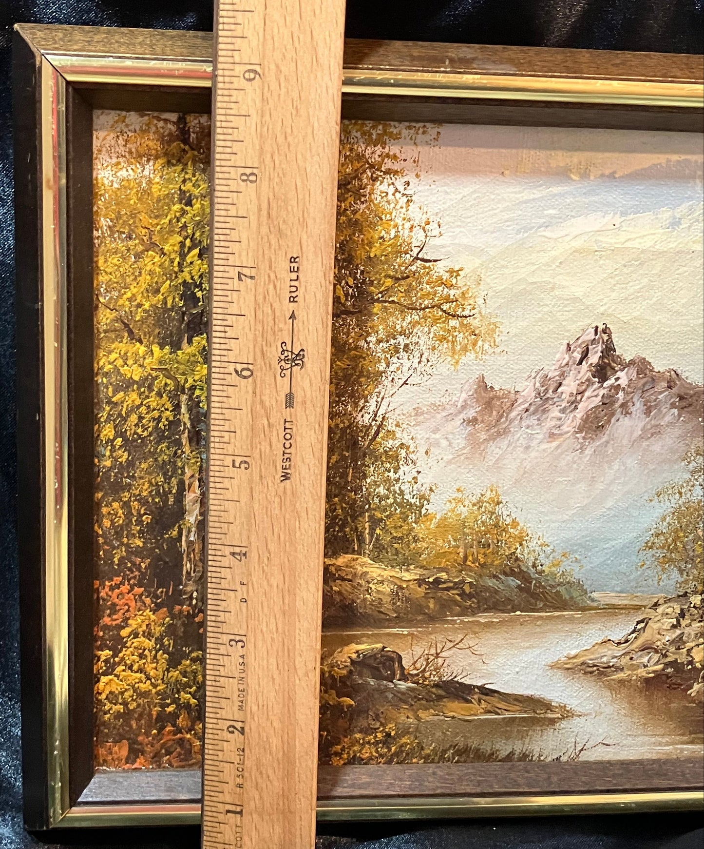 Vintage Mid Century Oil Painting – Signed “Donizetti”