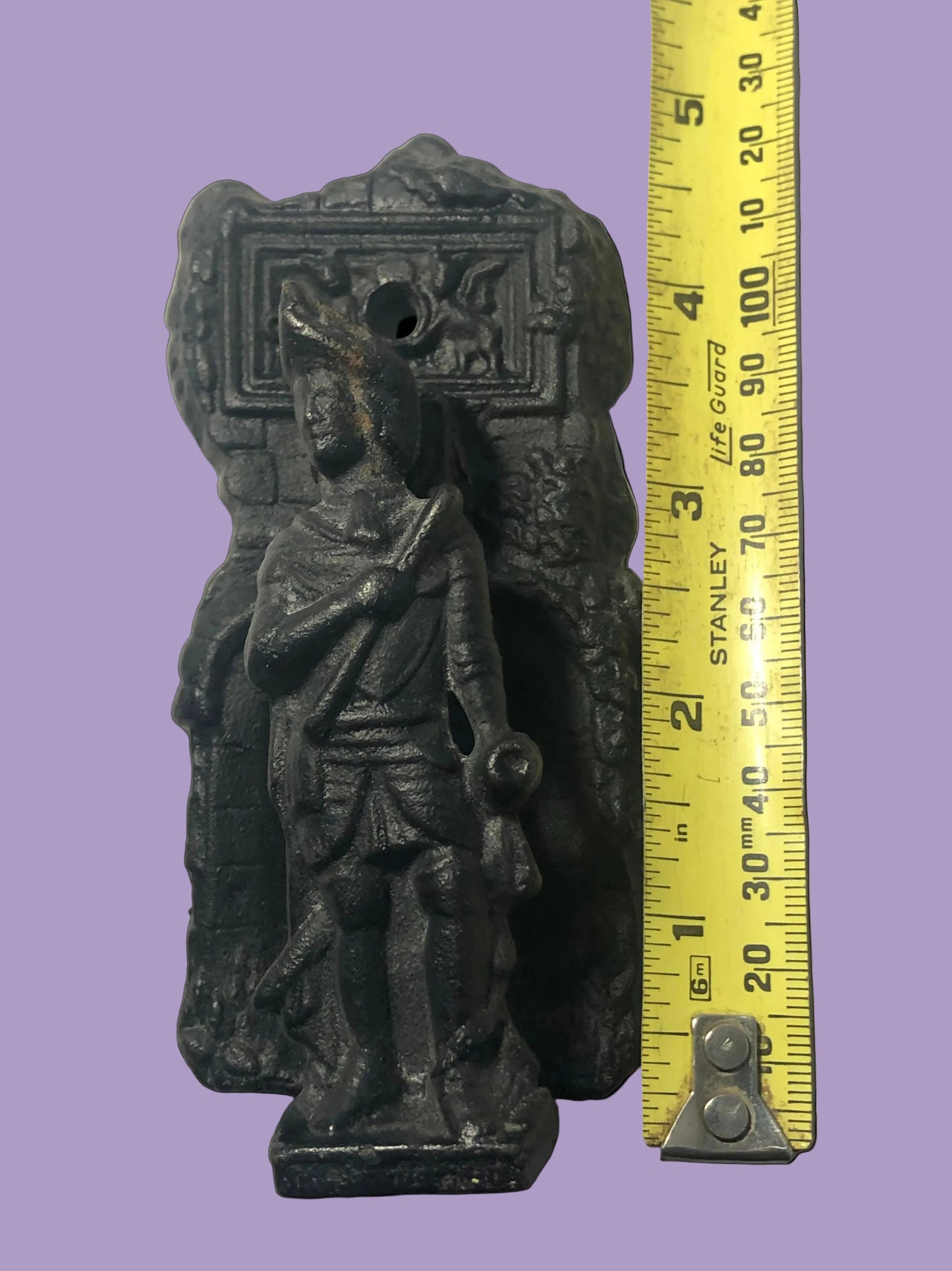 Vintage Cast Iron Minute Man Door Knocker