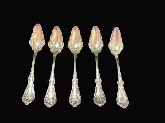 Antique Rogers XII Citrus Spoons – Set of 5 – Plymouth Pattern
