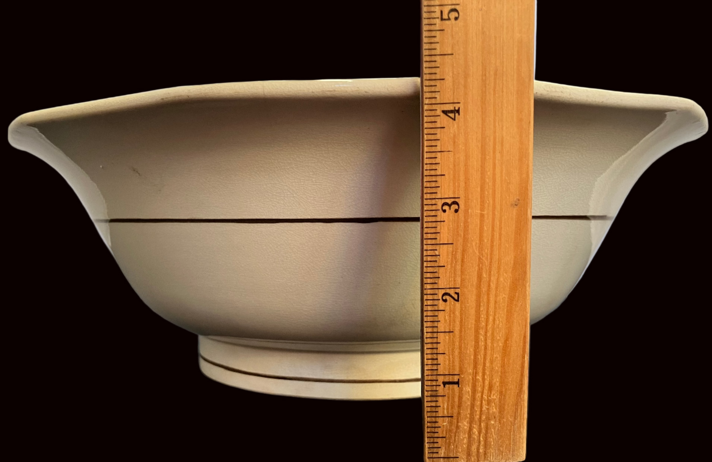 Antique English Ironstone Bowl – 1844 Registration Mark