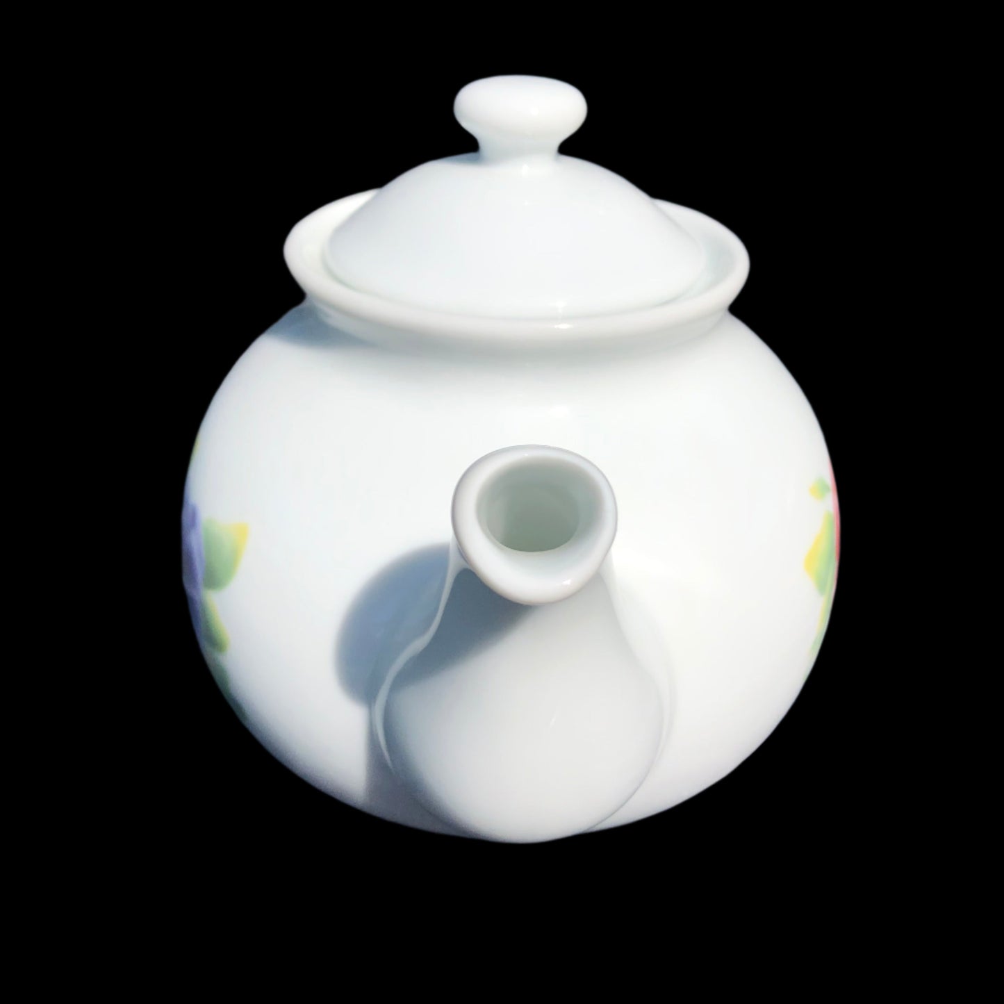 Vintage Corelle Summer Blush Teapot with Lid