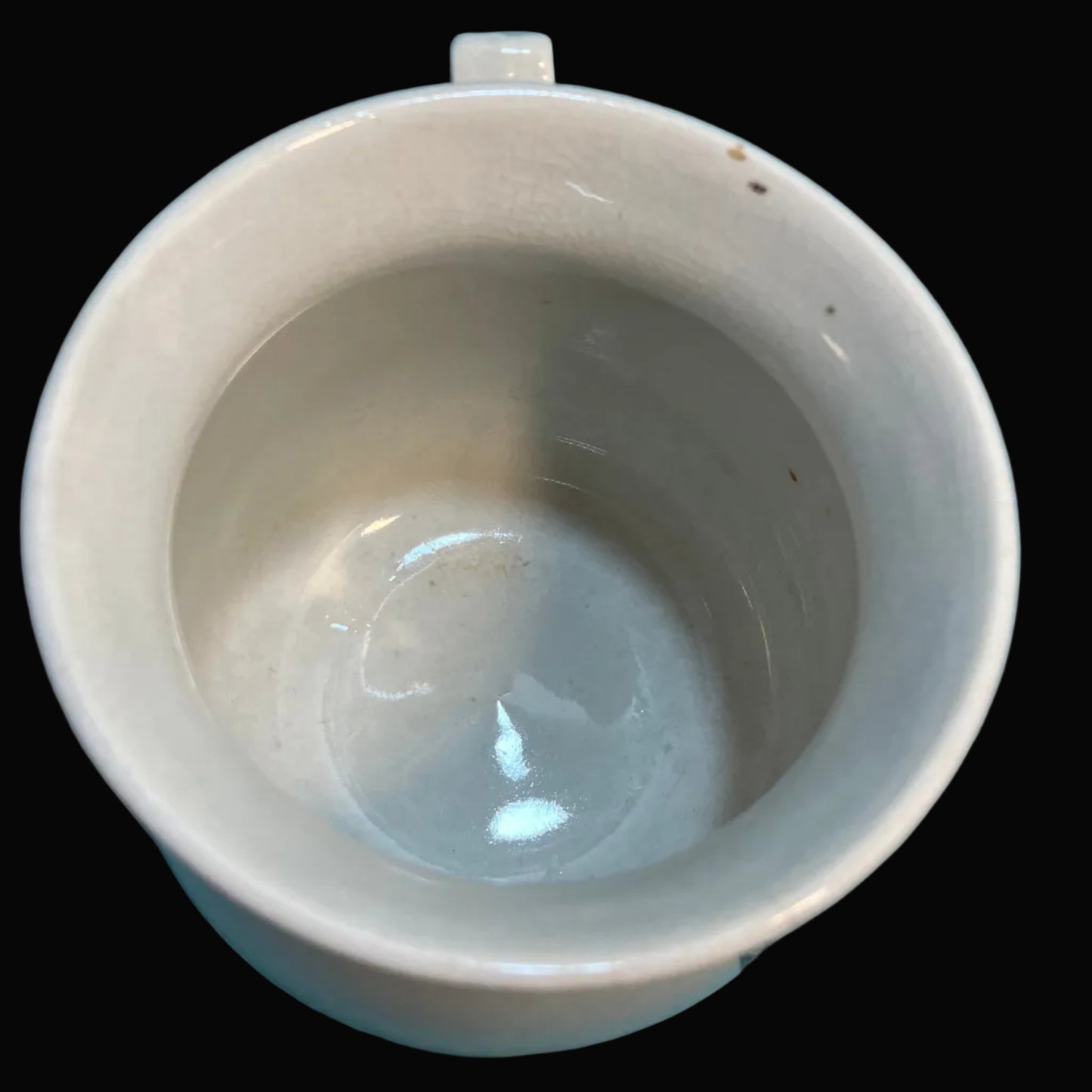 Antique Wallace & Chetwynd Ironstone Shaving Mug – Aesthetic Period, 1880s