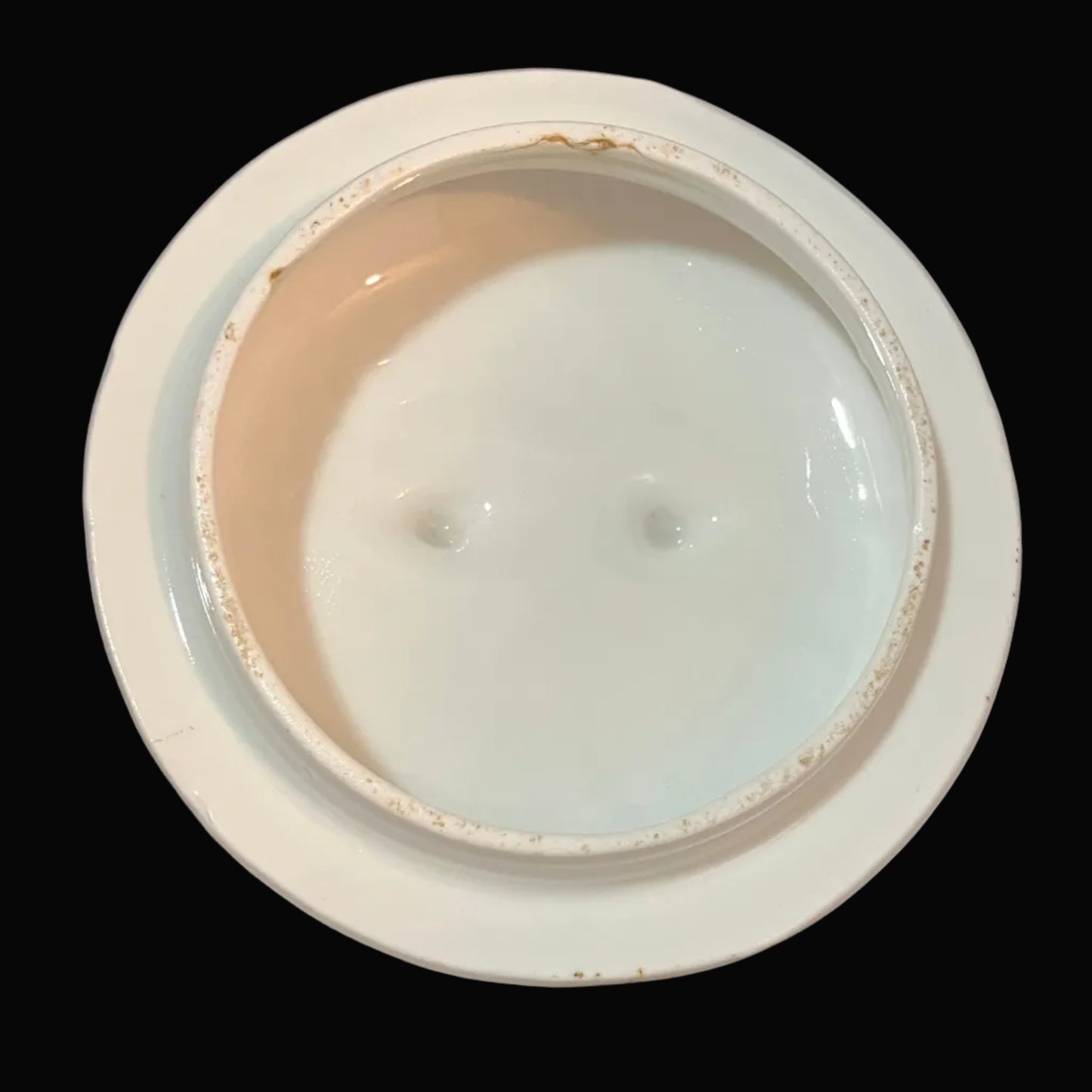 Antique Victorian Sugar Bowl with Lid – German Style Porcelain – Rose Floral Design