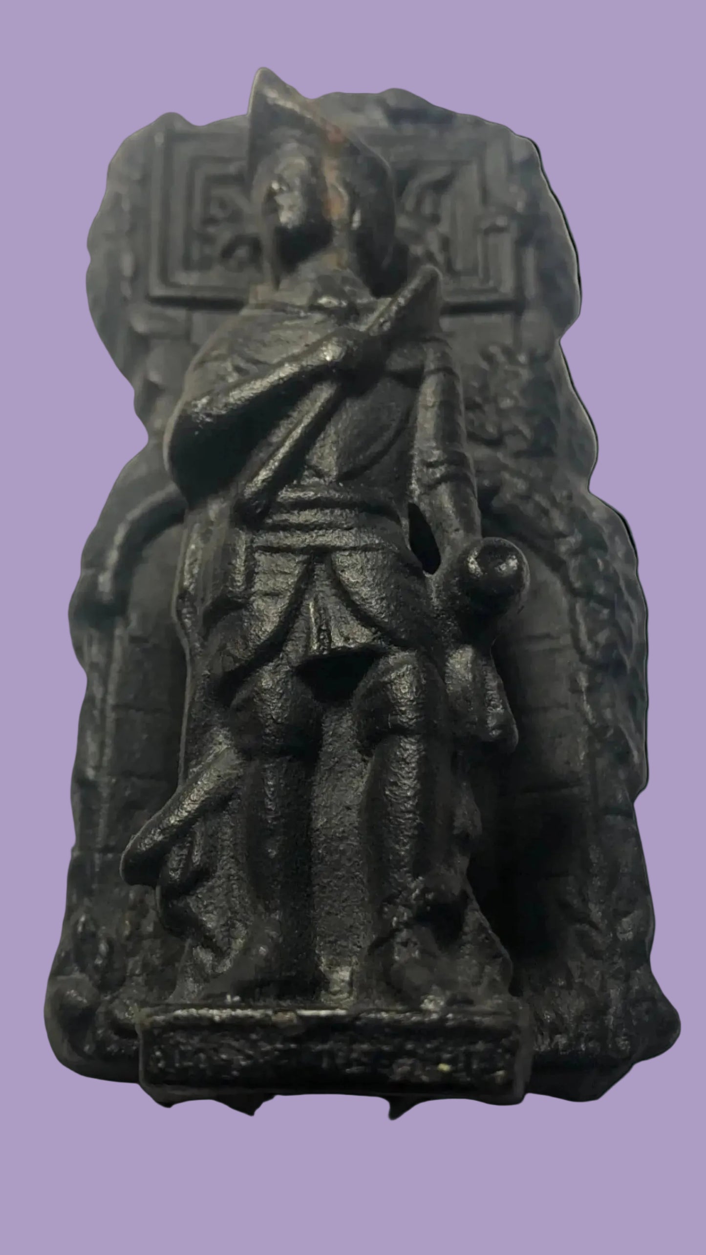 Vintage Cast Iron Minute Man Door Knocker