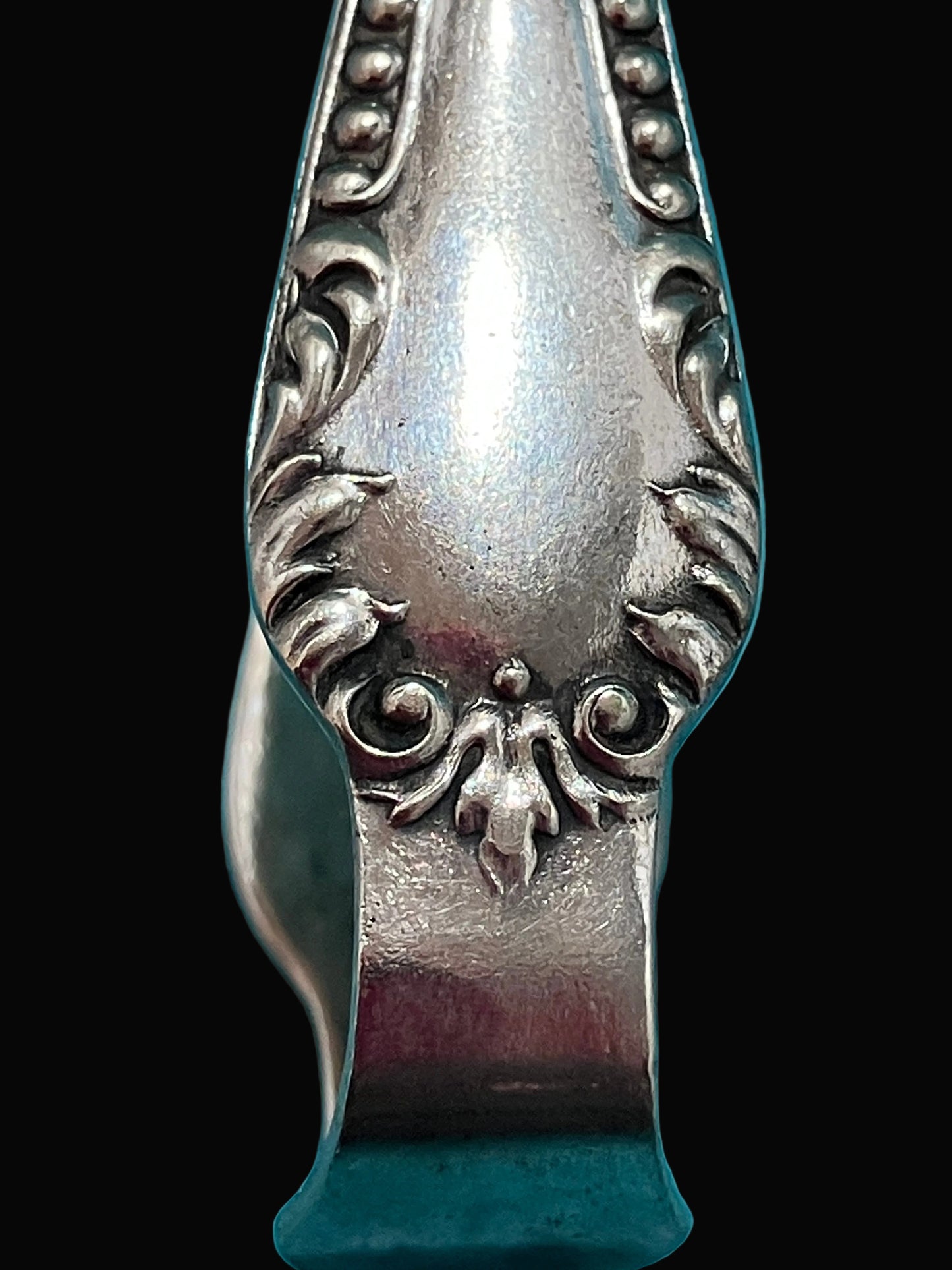 Antique E.M. Weinberg Silverplate Sugar Tongs