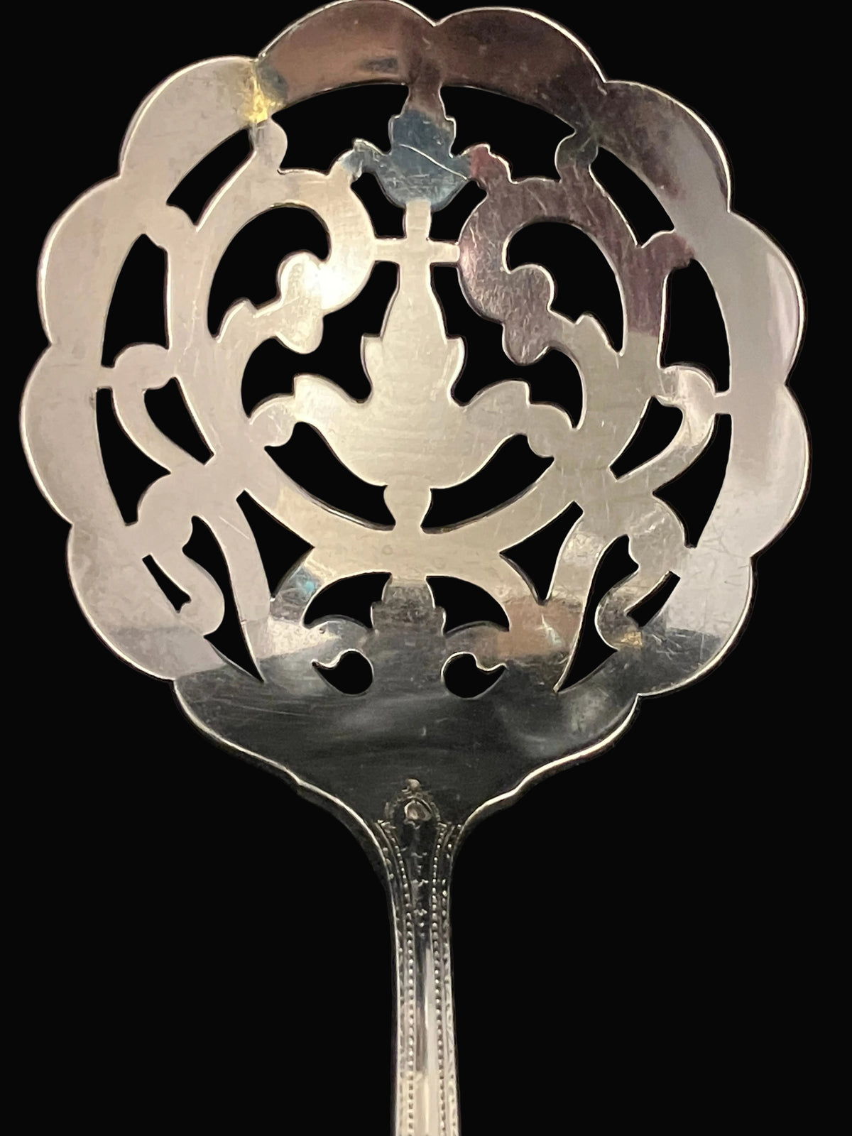 Antique Community Plate Bonbon Spoon – Hampton Court Pattern