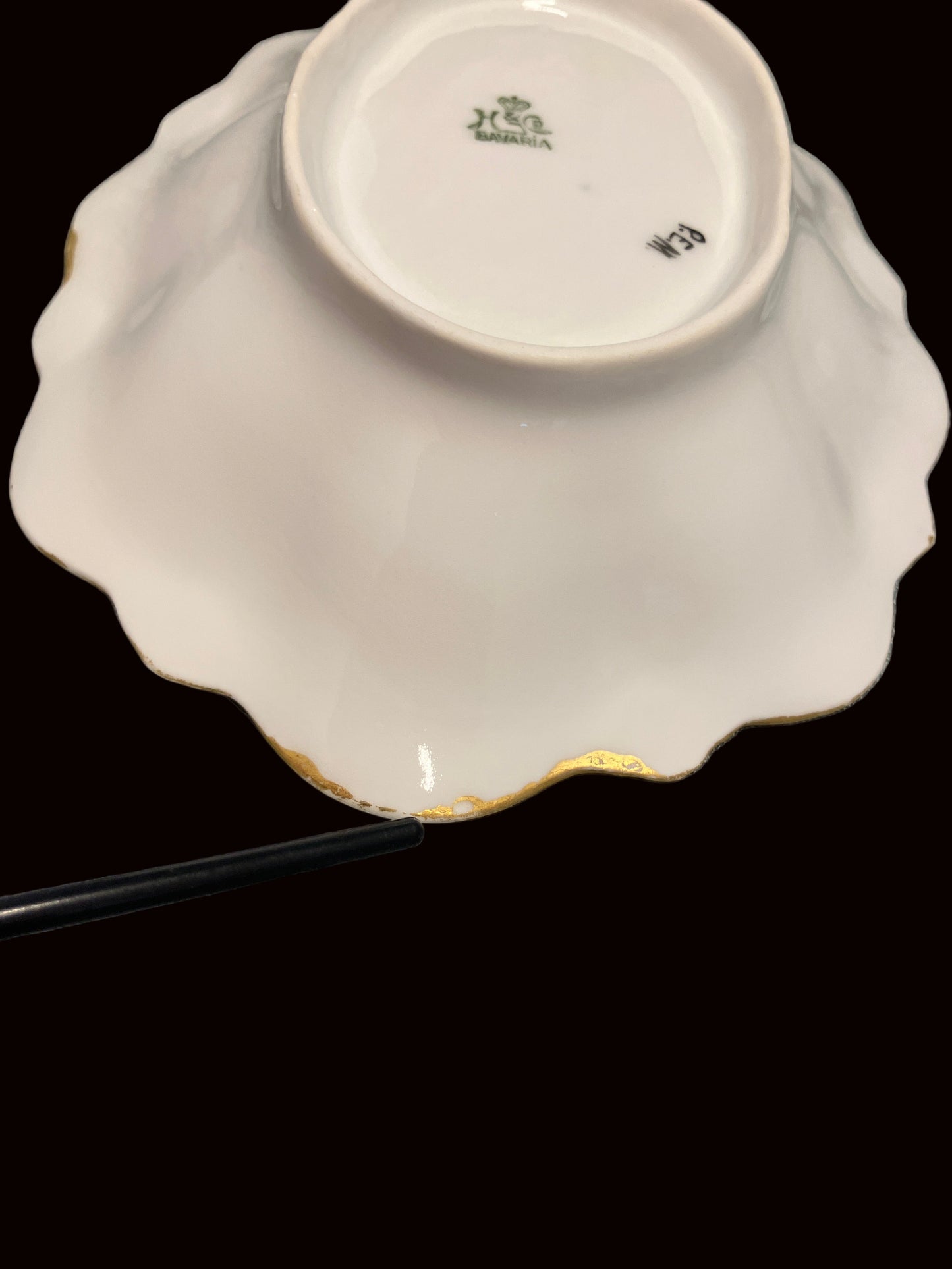 Vintage Porcelain Trinket Dish – Heinrich & Co Germany – Hobby Artist Signed PEM