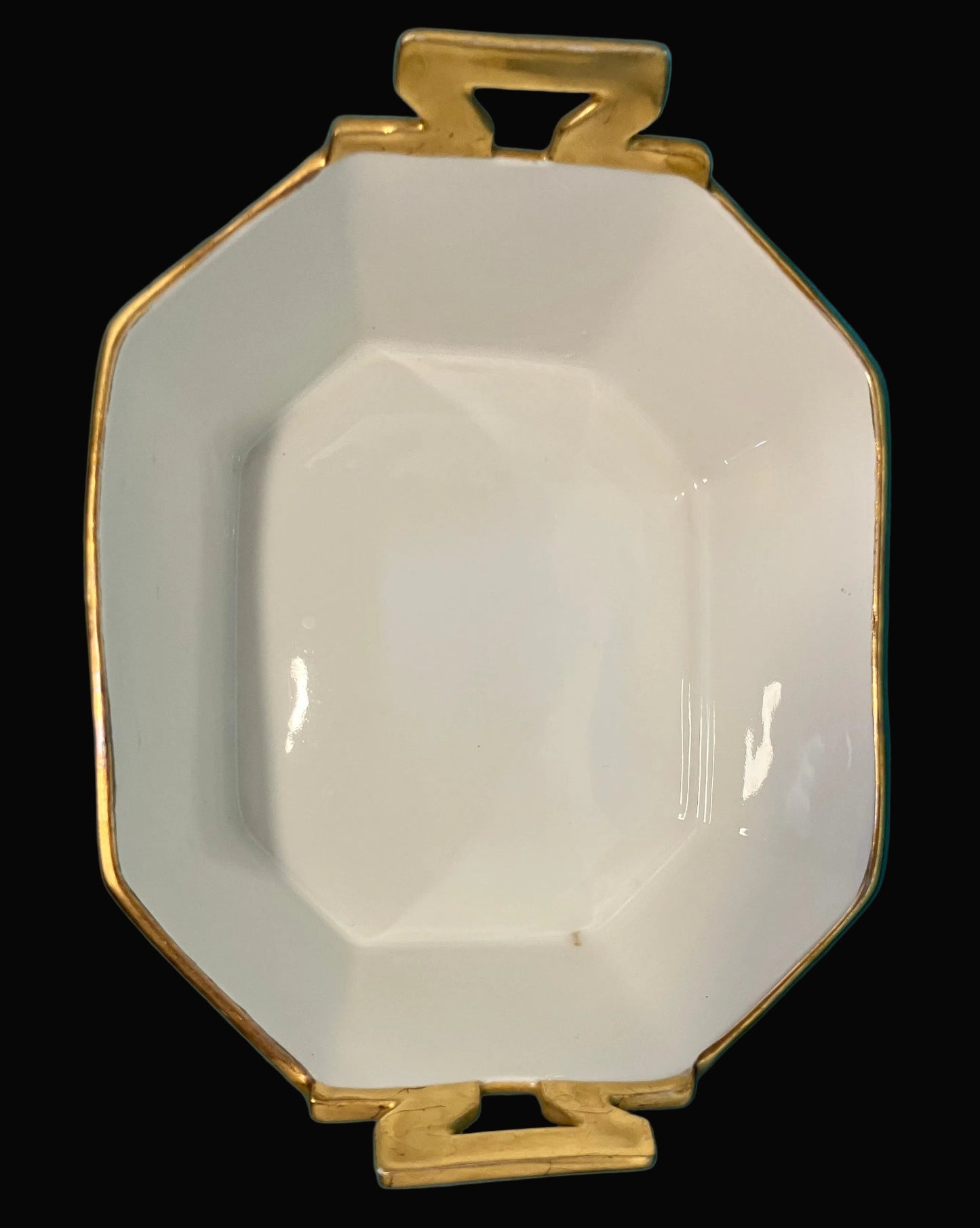 Antique T&V Limoges Art Nouveau Handled Bowl – Grape Motif